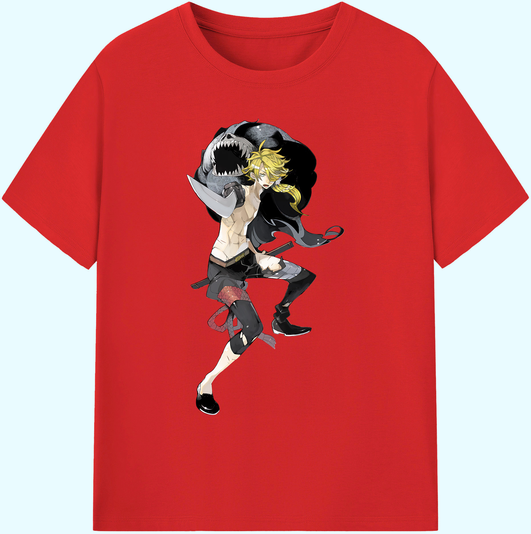 （画像用） 刀剣乱舞 Touken Ranbu 綿100％ メンズ半袖Tシャツ｜肌触りやわらか＆通気性