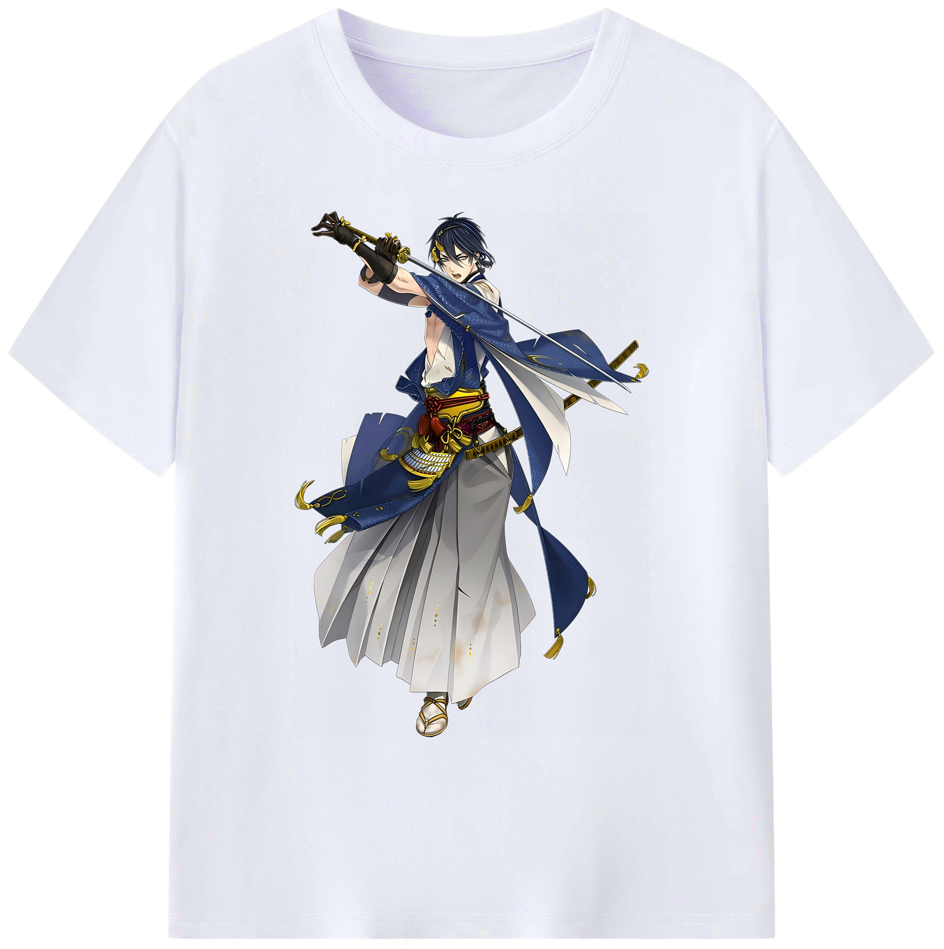 （画像用） 刀剣乱舞 Touken Ranbu 綿100％ メンズ半袖Tシャツ｜肌触りやわらか＆通気性