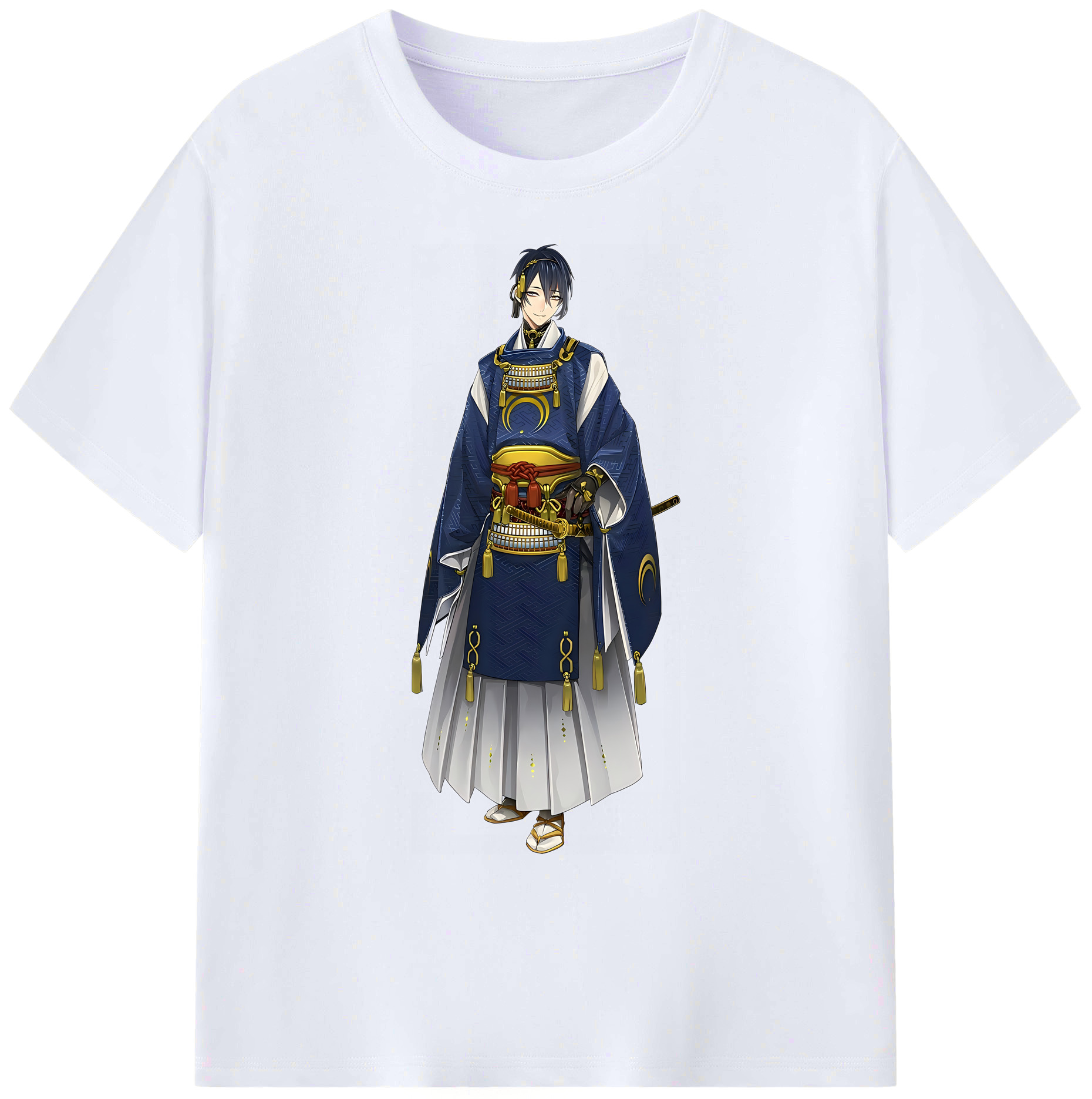 （画像用） 刀剣乱舞 Touken Ranbu 綿100％ メンズ半袖Tシャツ｜肌触りやわらか＆通気性