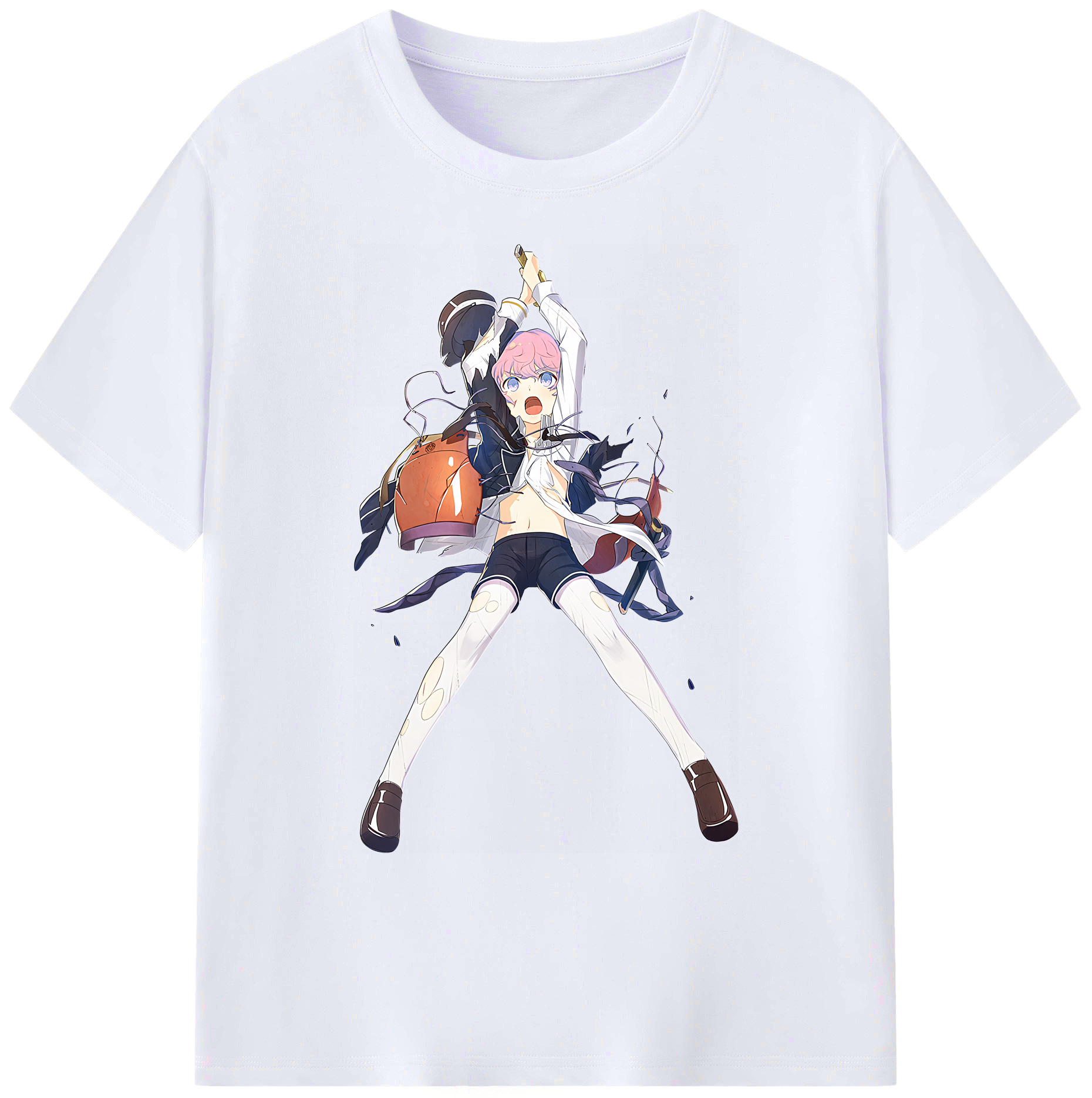 （画像用） 刀剣乱舞 Touken Ranbu 綿100％ メンズ半袖Tシャツ｜肌触りやわらか＆通気性