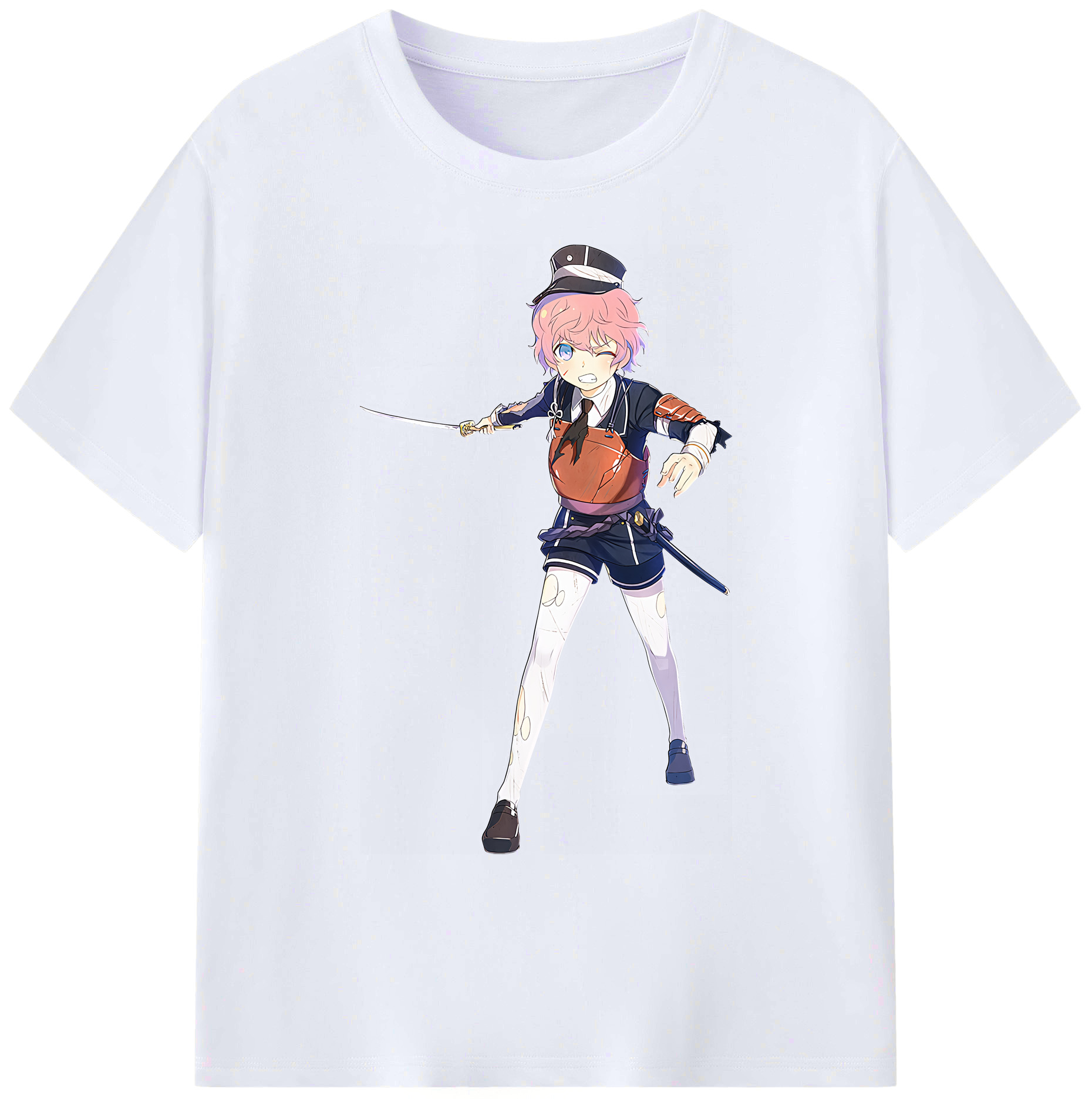 （画像用） 刀剣乱舞 Touken Ranbu 綿100％ メンズ半袖Tシャツ｜肌触りやわらか＆通気性