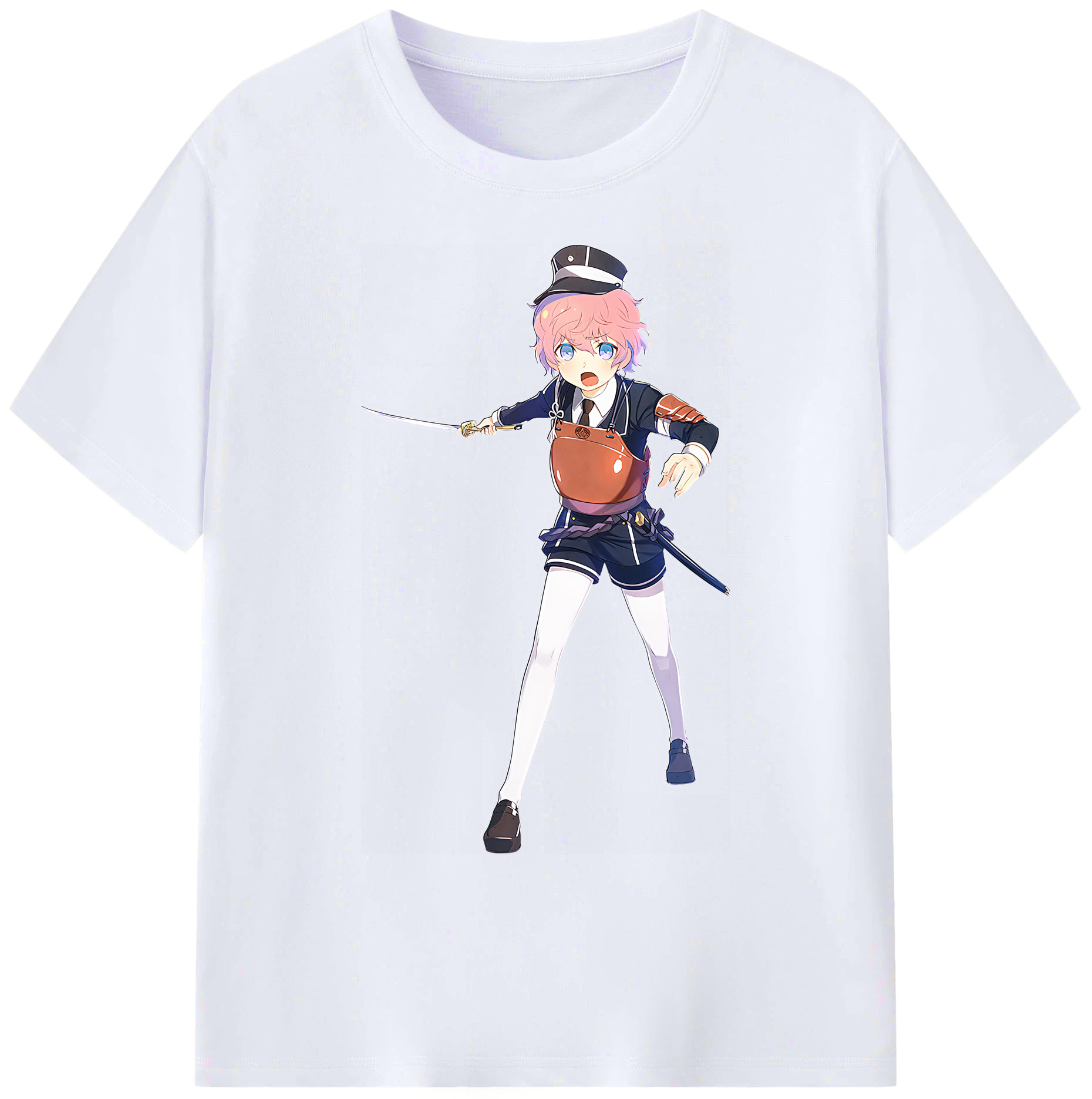 （画像用） 刀剣乱舞 Touken Ranbu 綿100％ メンズ半袖Tシャツ｜肌触りやわらか＆通気性