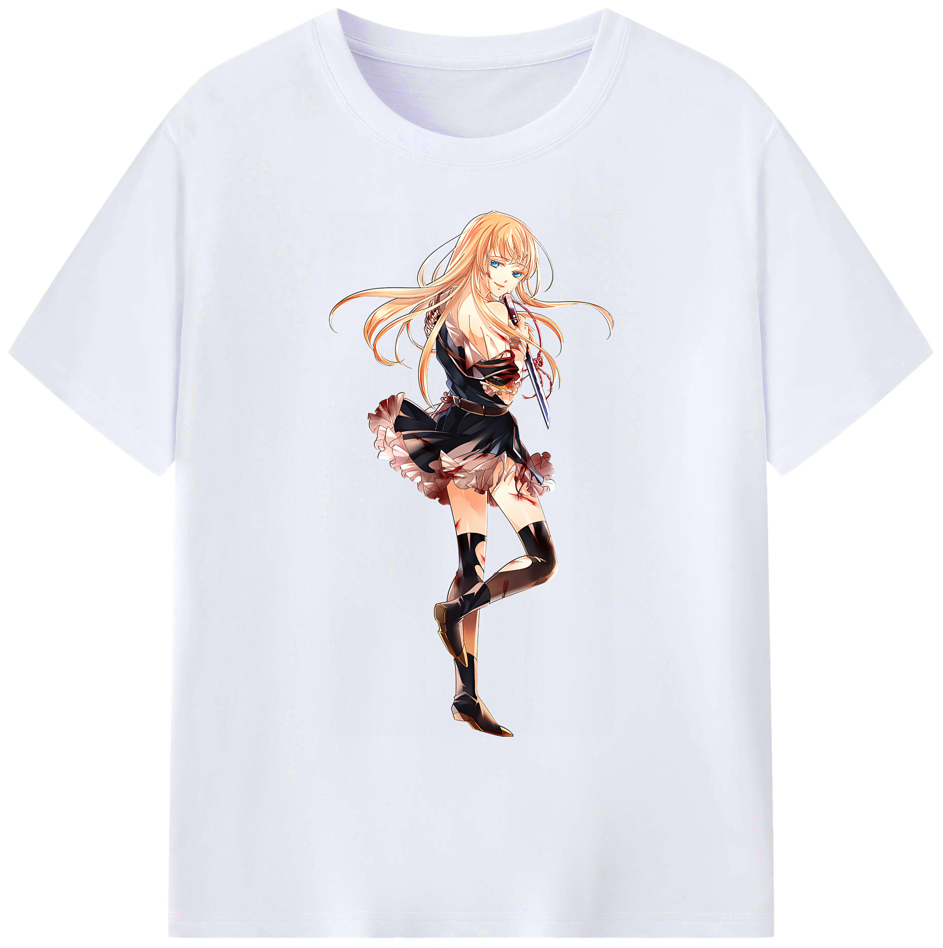 （画像用） 刀剣乱舞 Touken Ranbu 綿100％ メンズ半袖Tシャツ｜肌触りやわらか＆通気性