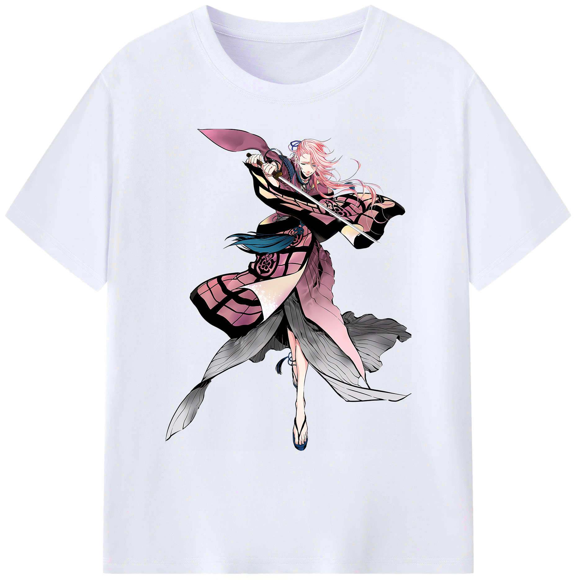 （画像用） 刀剣乱舞 Touken Ranbu 綿100％ メンズ半袖Tシャツ｜肌触りやわらか＆通気性