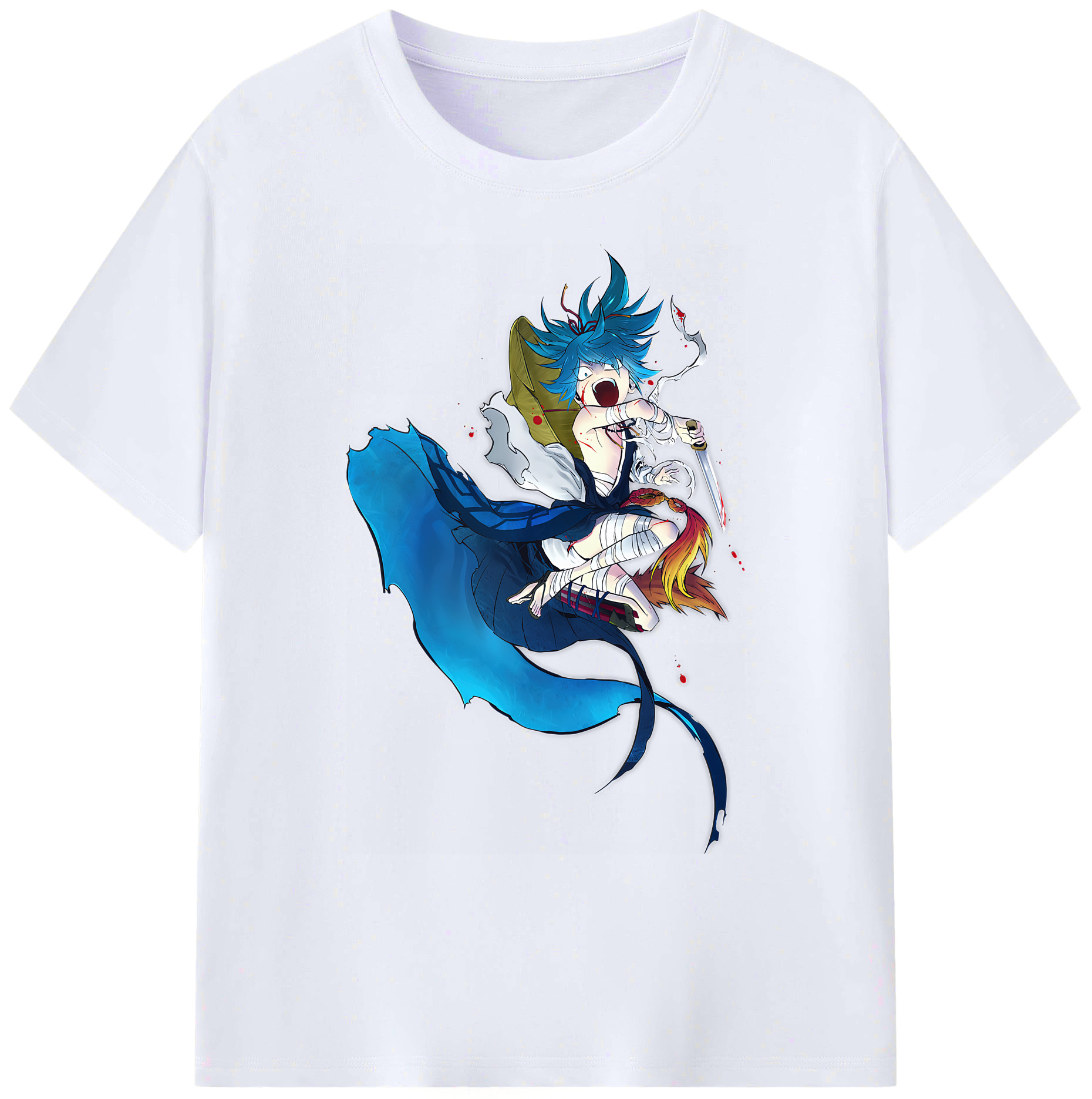 （画像用） 刀剣乱舞 Touken Ranbu 綿100％ メンズ半袖Tシャツ｜肌触りやわらか＆通気性