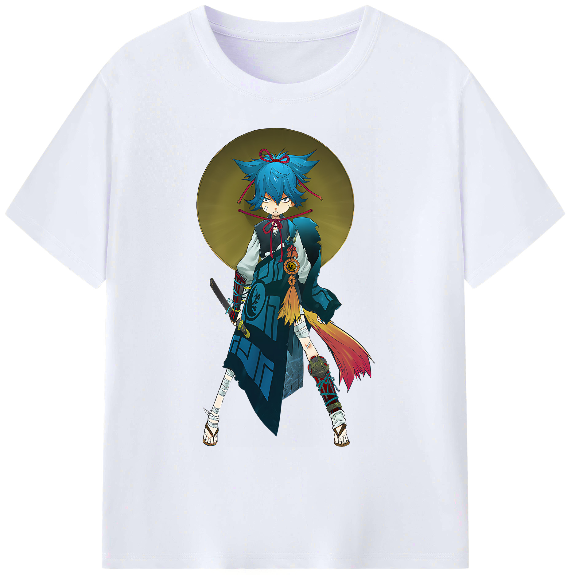 （画像用） 刀剣乱舞 Touken Ranbu 綿100％ メンズ半袖Tシャツ｜肌触りやわらか＆通気性