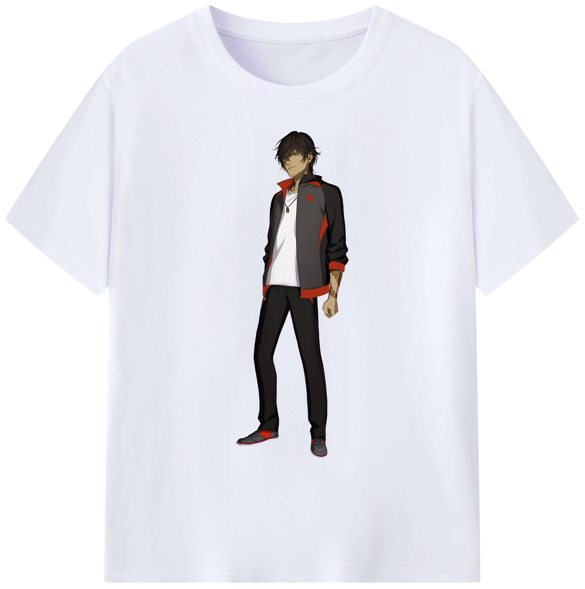 （画像用） 刀剣乱舞 Touken Ranbu 綿100％ メンズ半袖Tシャツ｜肌触りやわらか＆通気性