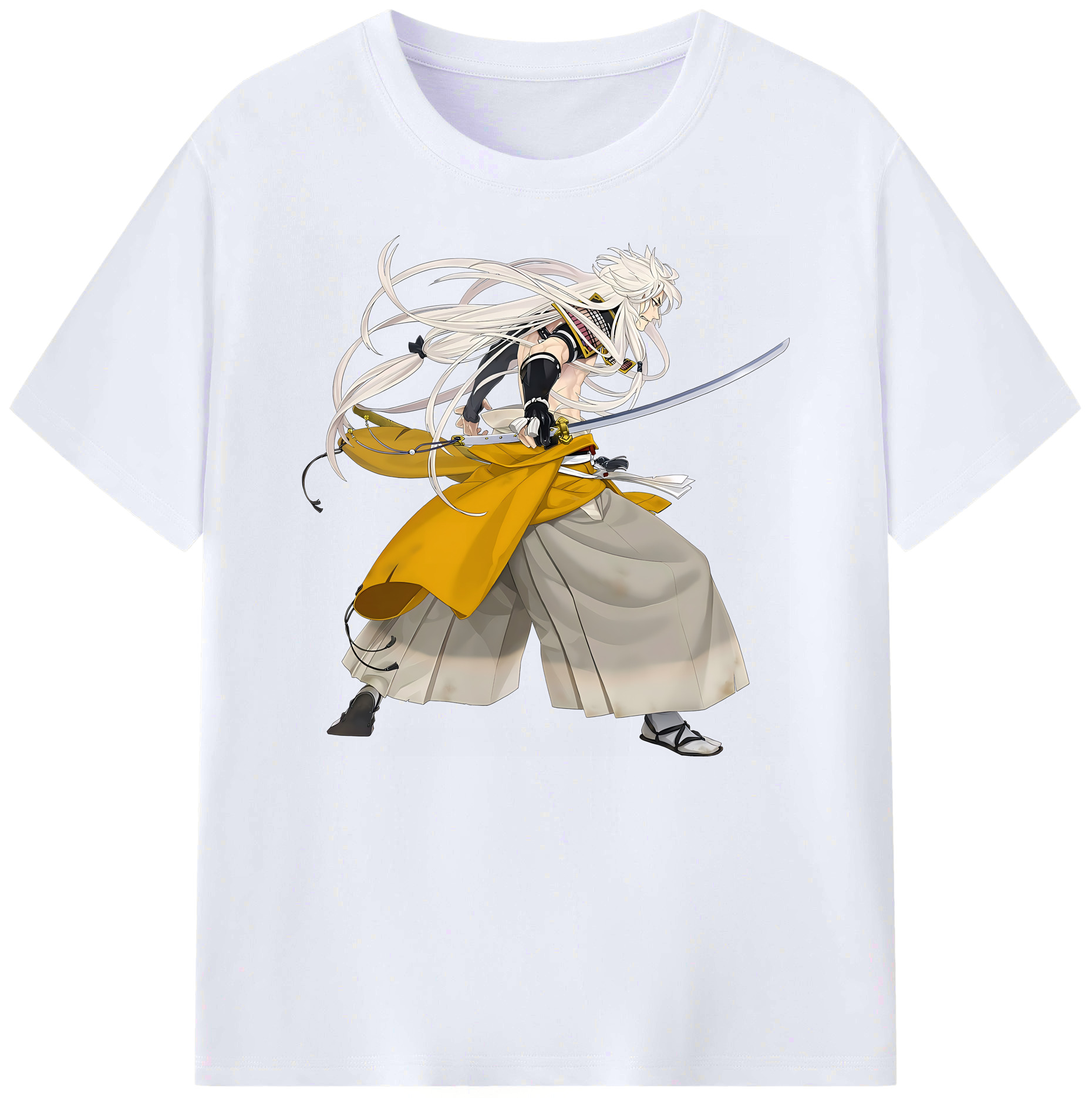 （画像用） 刀剣乱舞 Touken Ranbu 綿100％ メンズ半袖Tシャツ｜肌触りやわらか＆通気性