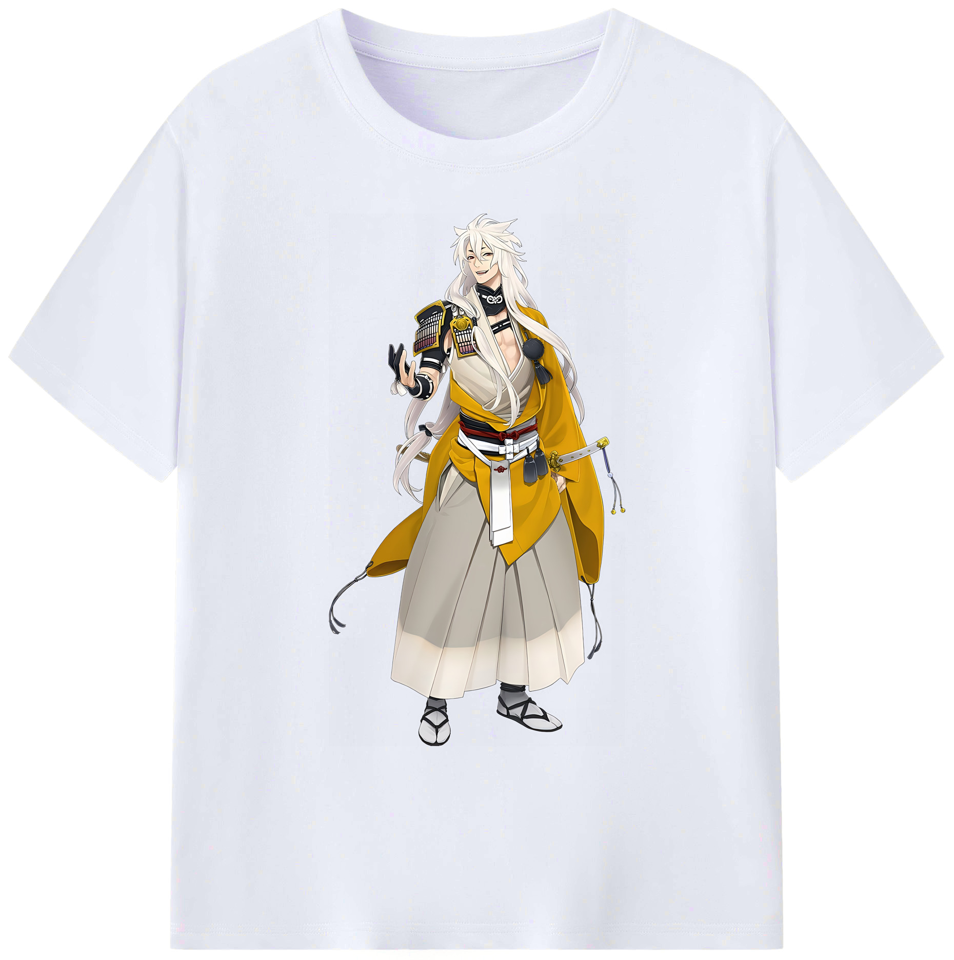 （画像用） 刀剣乱舞 Touken Ranbu 綿100％ メンズ半袖Tシャツ｜肌触りやわらか＆通気性