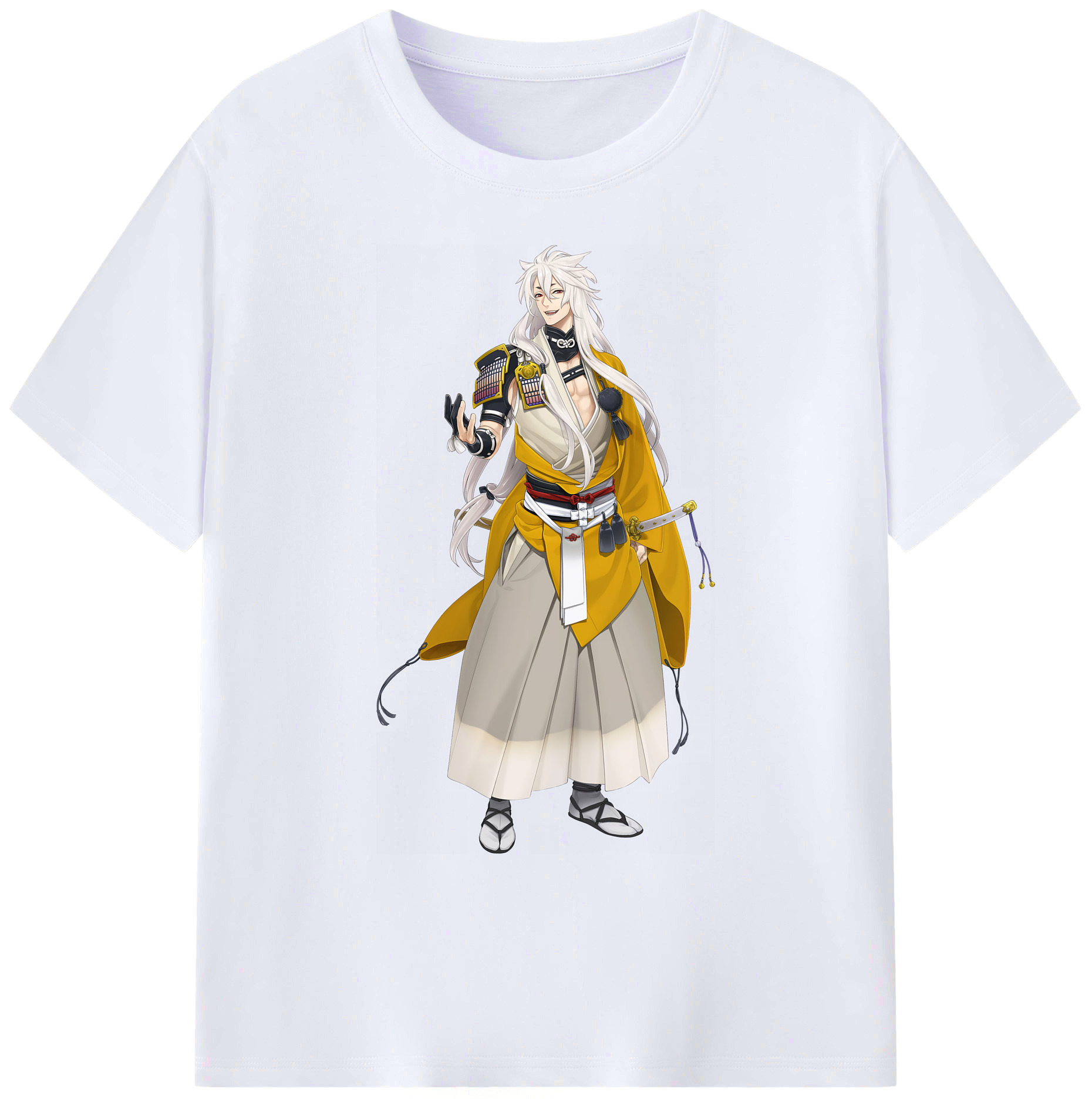 （画像用） 刀剣乱舞 Touken Ranbu 綿100％ メンズ半袖Tシャツ｜肌触りやわらか＆通気性