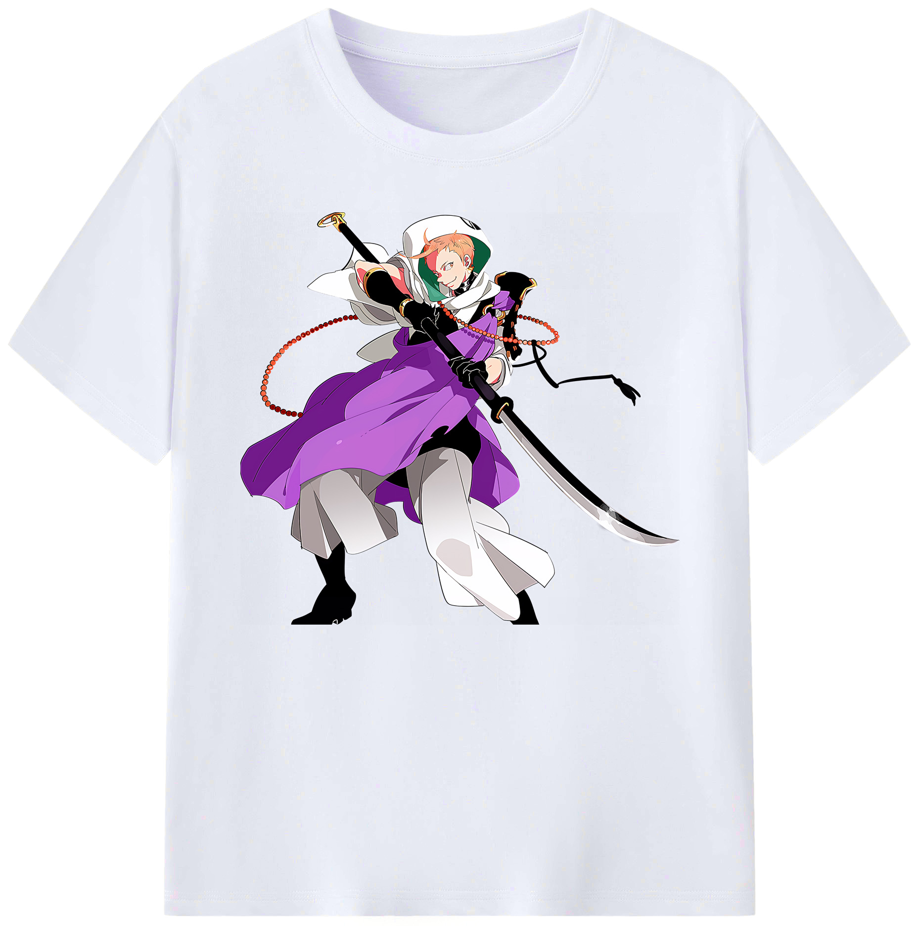 （画像用） 刀剣乱舞 Touken Ranbu 綿100％ メンズ半袖Tシャツ｜肌触りやわらか＆通気性
