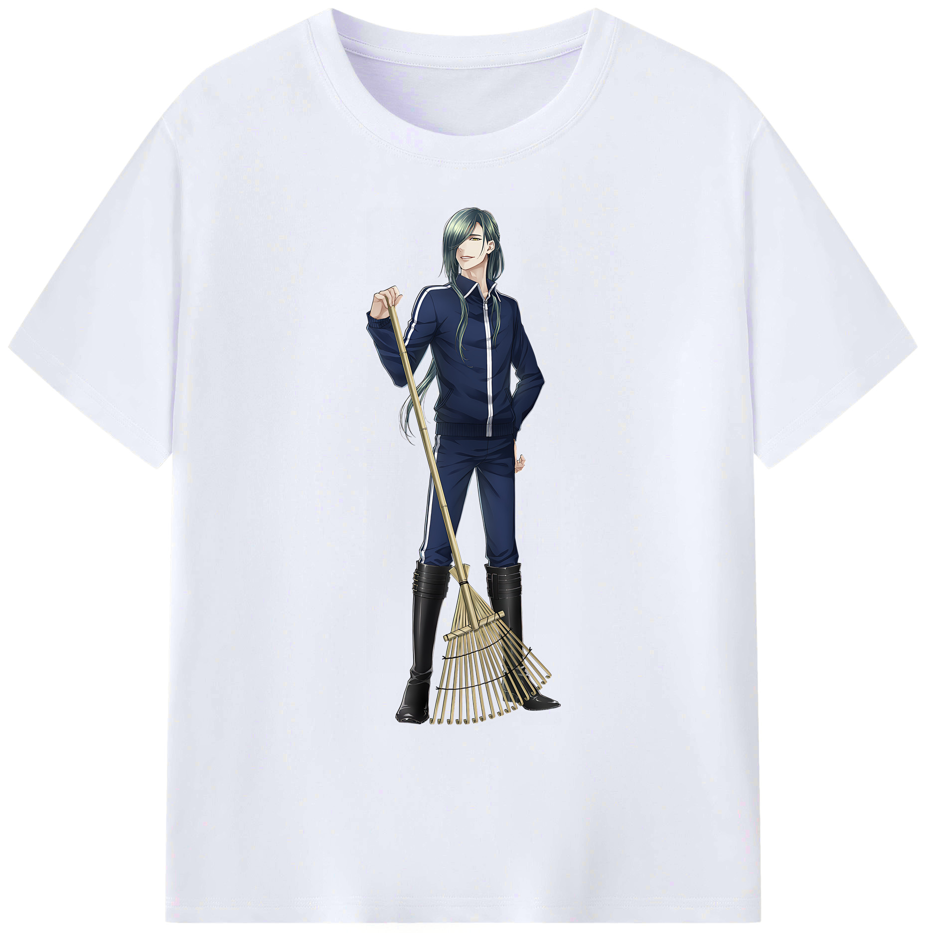 （画像用） 刀剣乱舞 Touken Ranbu 綿100％ メンズ半袖Tシャツ｜肌触りやわらか＆通気性