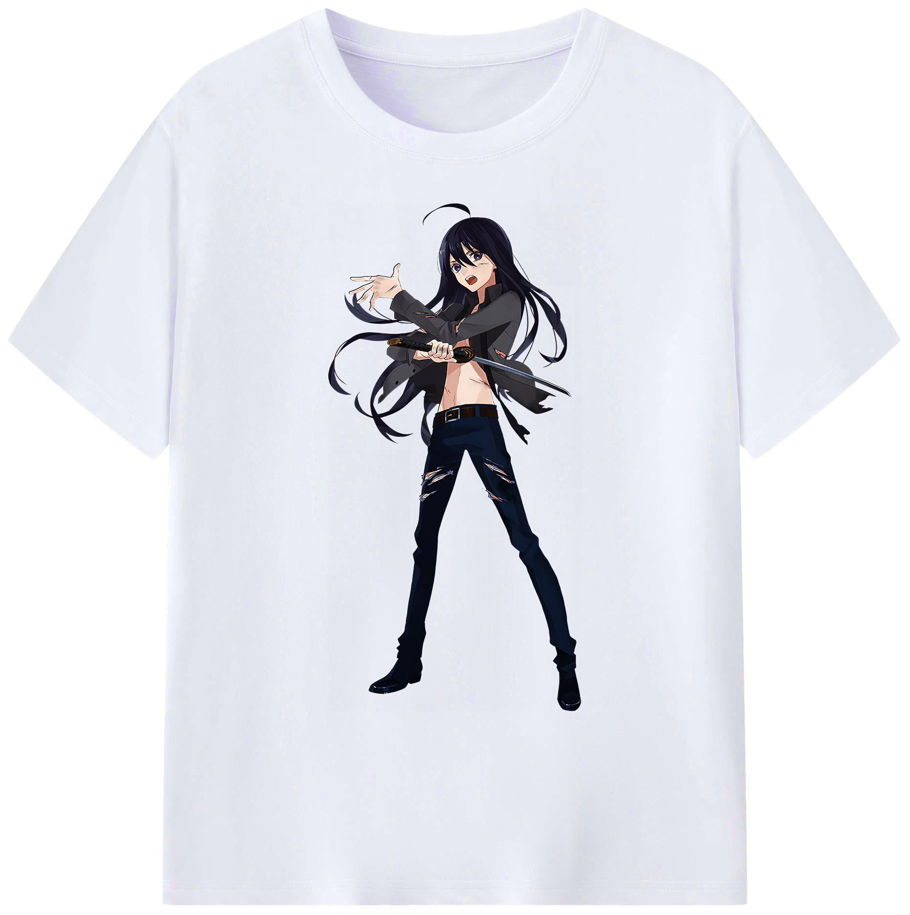 （画像用） 刀剣乱舞 Touken Ranbu 綿100％ メンズ半袖Tシャツ｜肌触りやわらか＆通気性