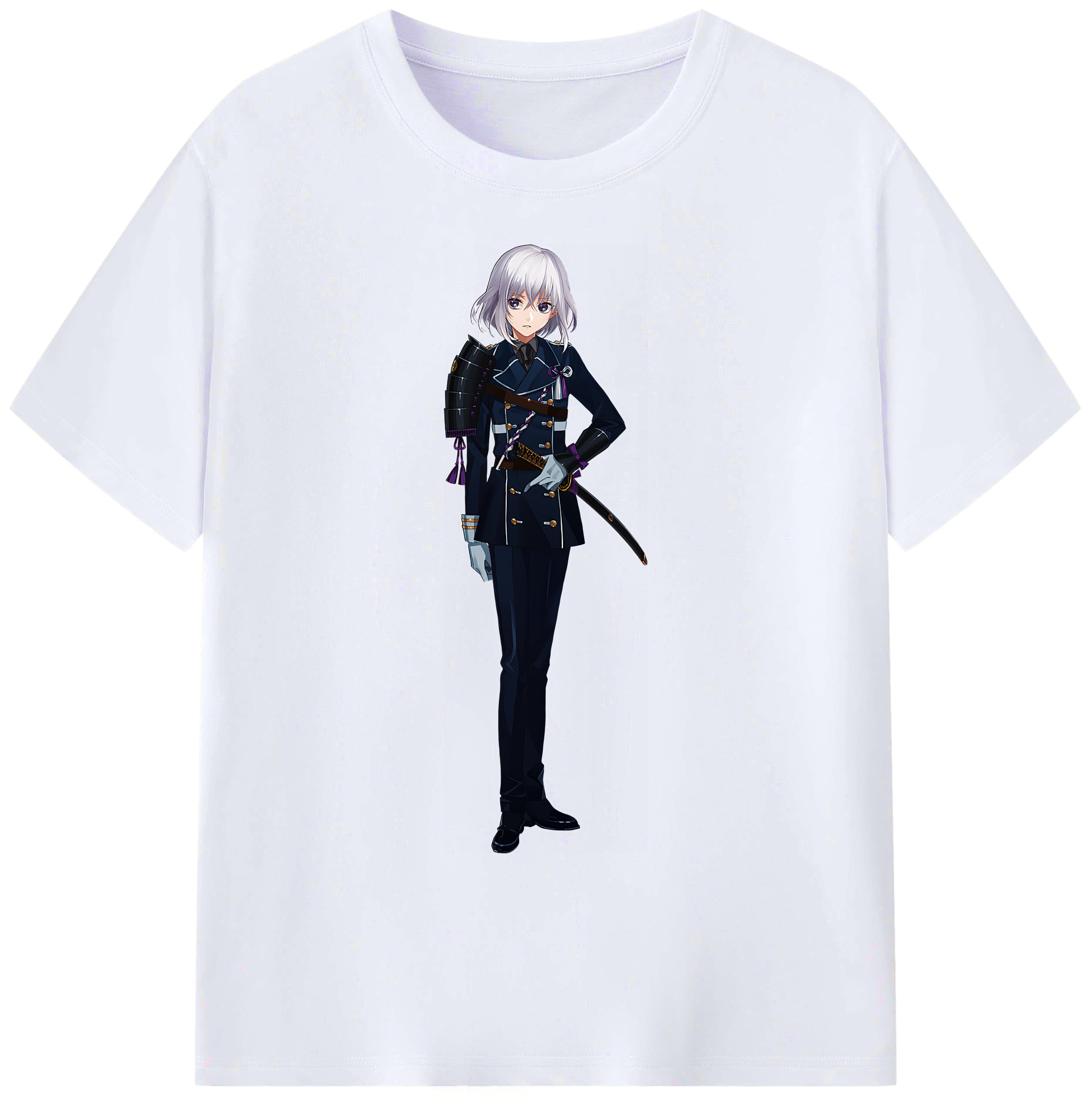 （画像用） 刀剣乱舞 Touken Ranbu 綿100％ メンズ半袖Tシャツ｜肌触りやわらか＆通気性