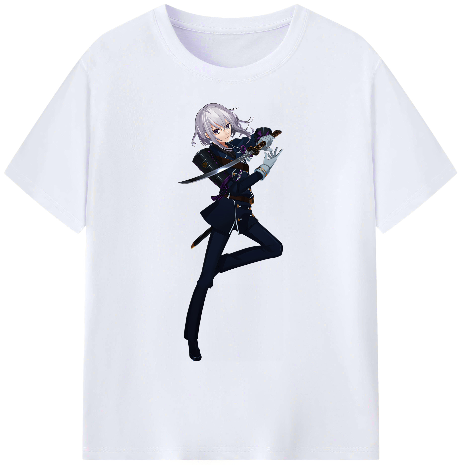 （画像用） 刀剣乱舞 Touken Ranbu 綿100％ メンズ半袖Tシャツ｜肌触りやわらか＆通気性