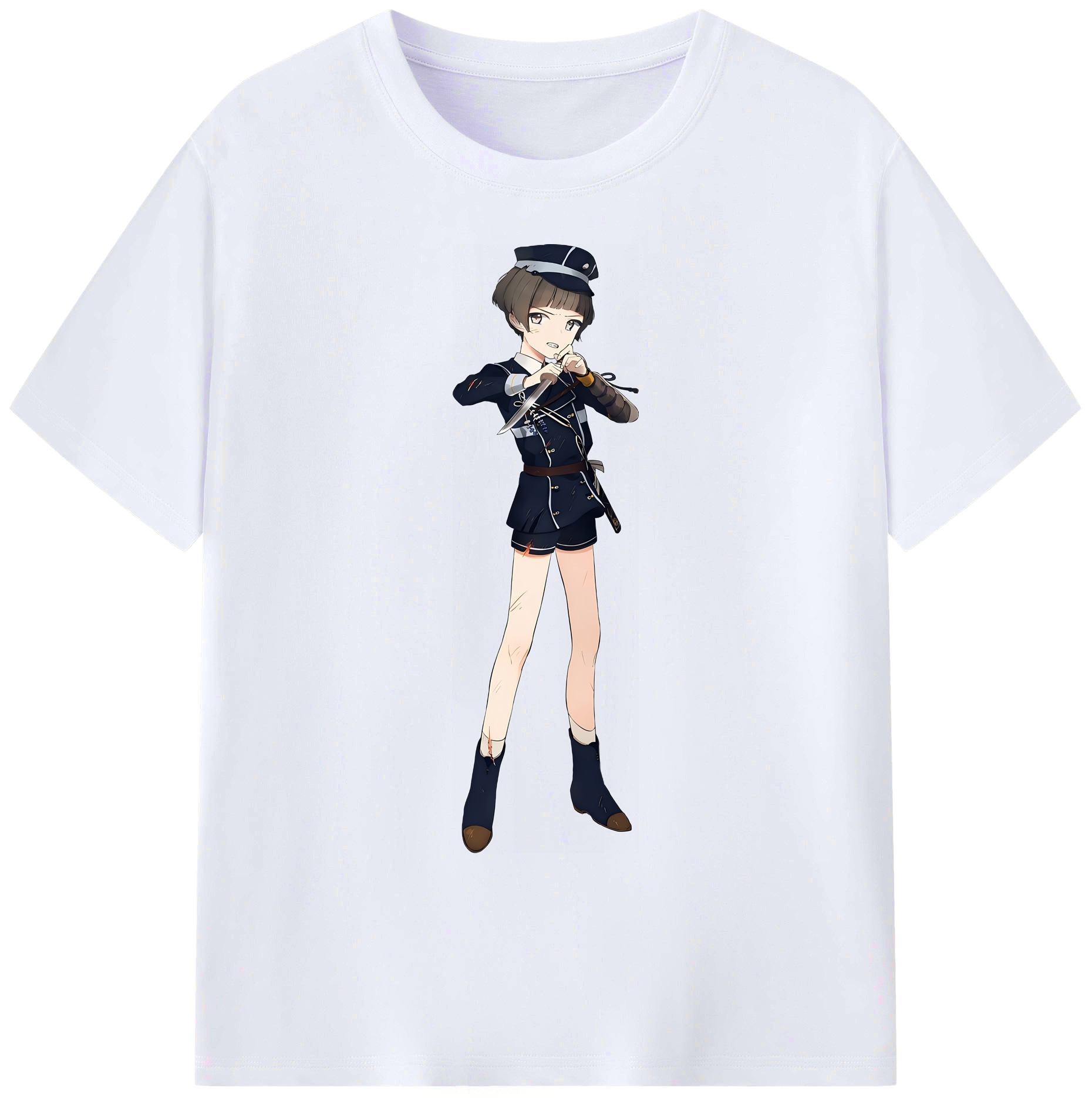 （画像用） 刀剣乱舞 Touken Ranbu 綿100％ メンズ半袖Tシャツ｜肌触りやわらか＆通気性