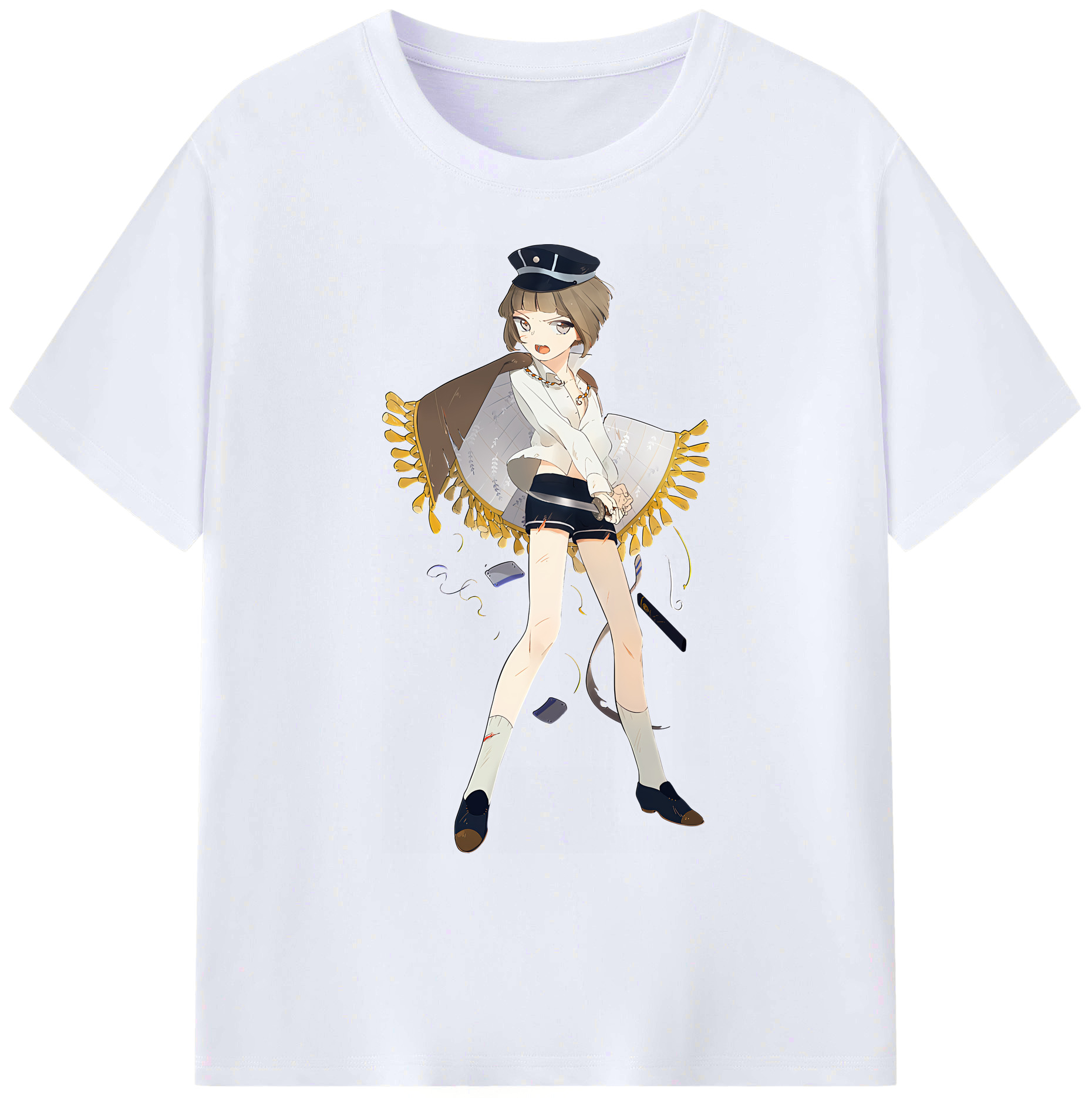 （画像用） 刀剣乱舞 Touken Ranbu 綿100％ メンズ半袖Tシャツ｜肌触りやわらか＆通気性