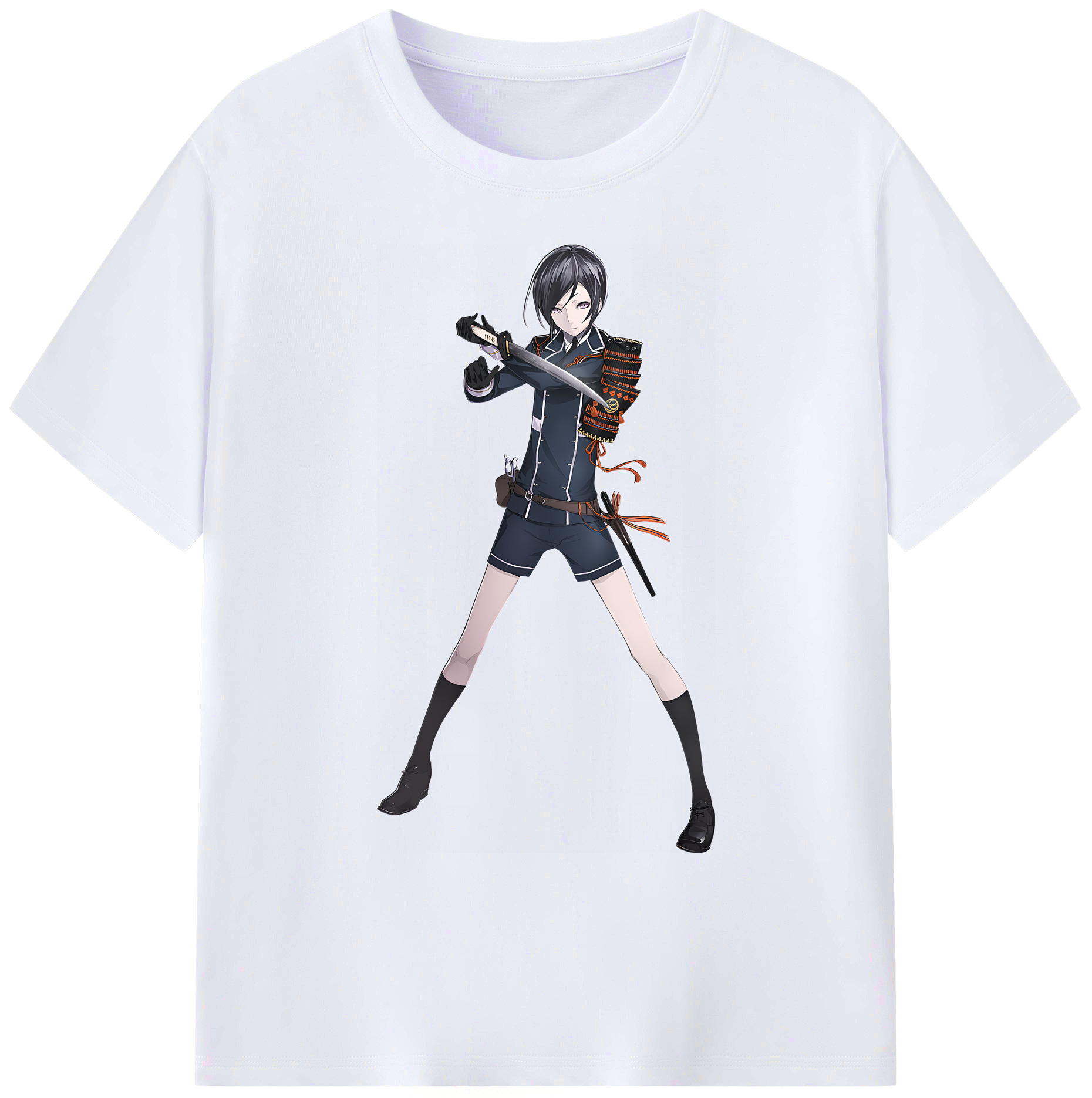 （画像用） 刀剣乱舞 Touken Ranbu 綿100％ メンズ半袖Tシャツ｜肌触りやわらか＆通気性