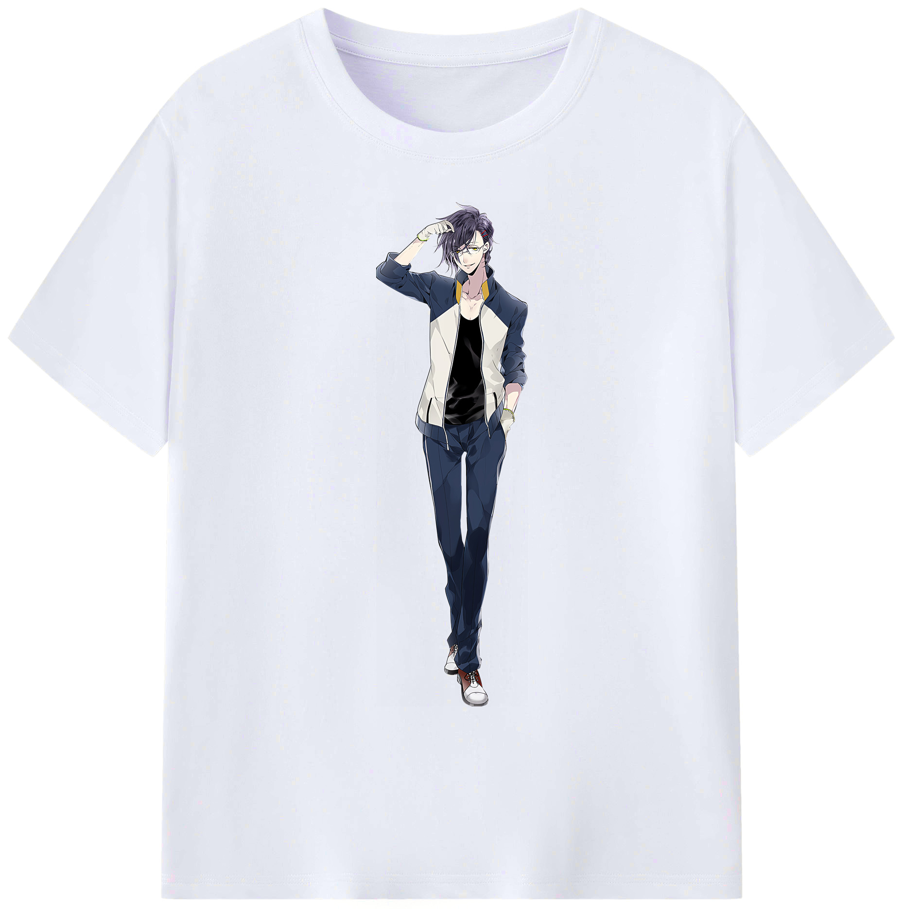 （画像用） 刀剣乱舞 Touken Ranbu 綿100％ メンズ半袖Tシャツ｜肌触りやわらか＆通気性