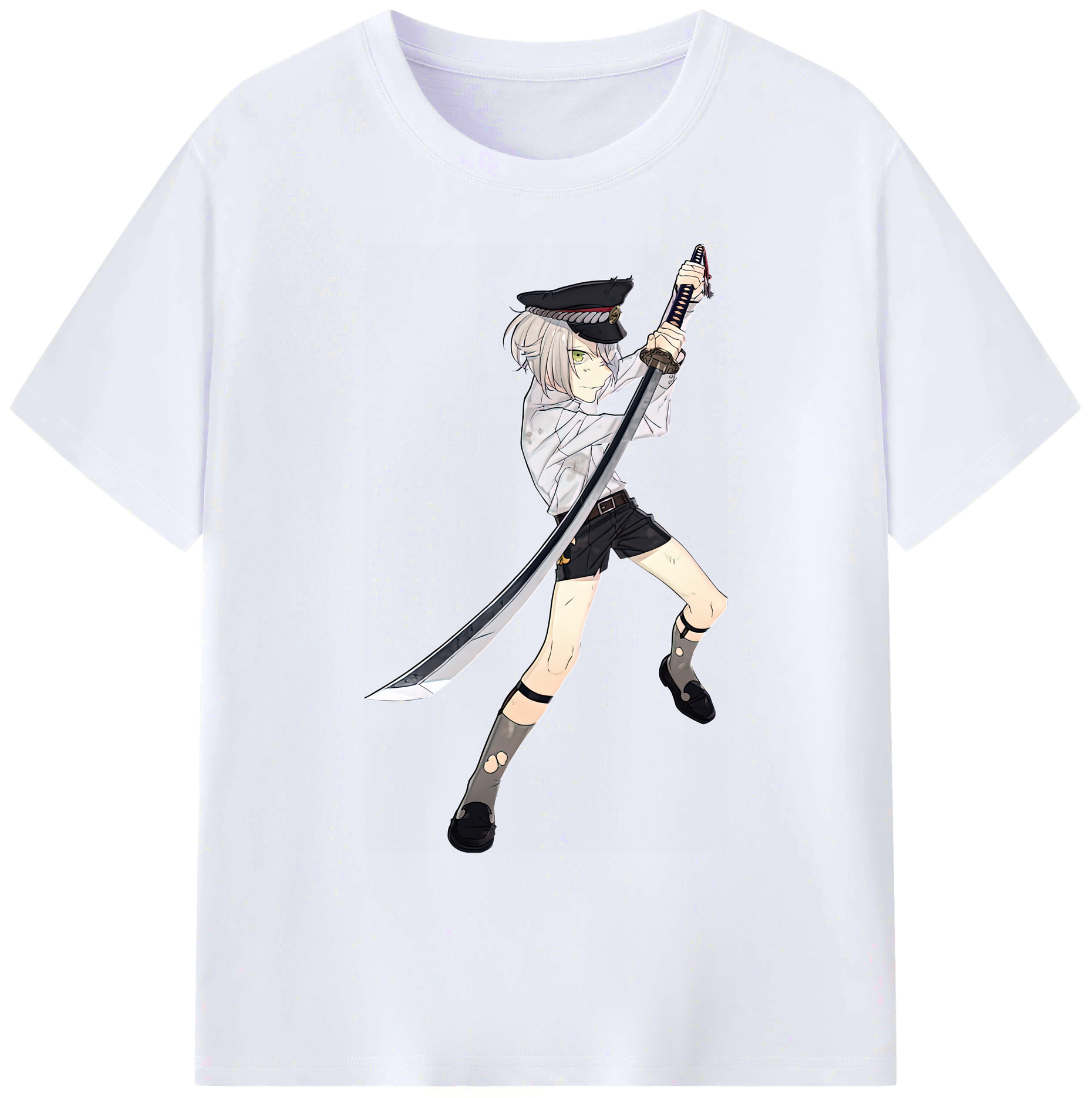 （画像用） 刀剣乱舞 Touken Ranbu 綿100％ メンズ半袖Tシャツ｜肌触りやわらか＆通気性
