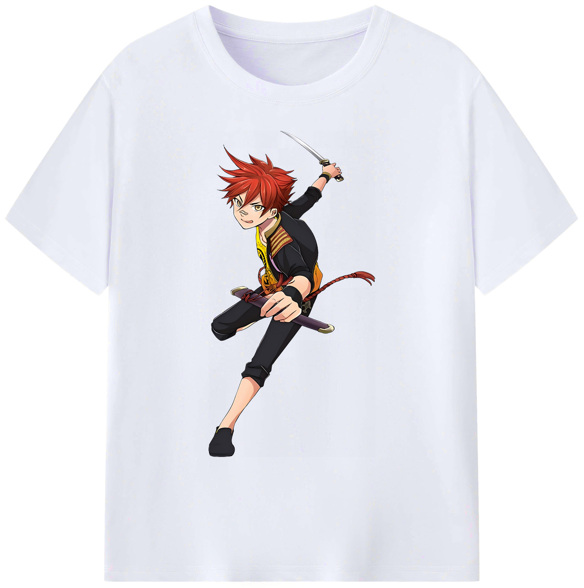 （画像用） 刀剣乱舞 Touken Ranbu 綿100％ メンズ半袖Tシャツ｜肌触りやわらか＆通気性