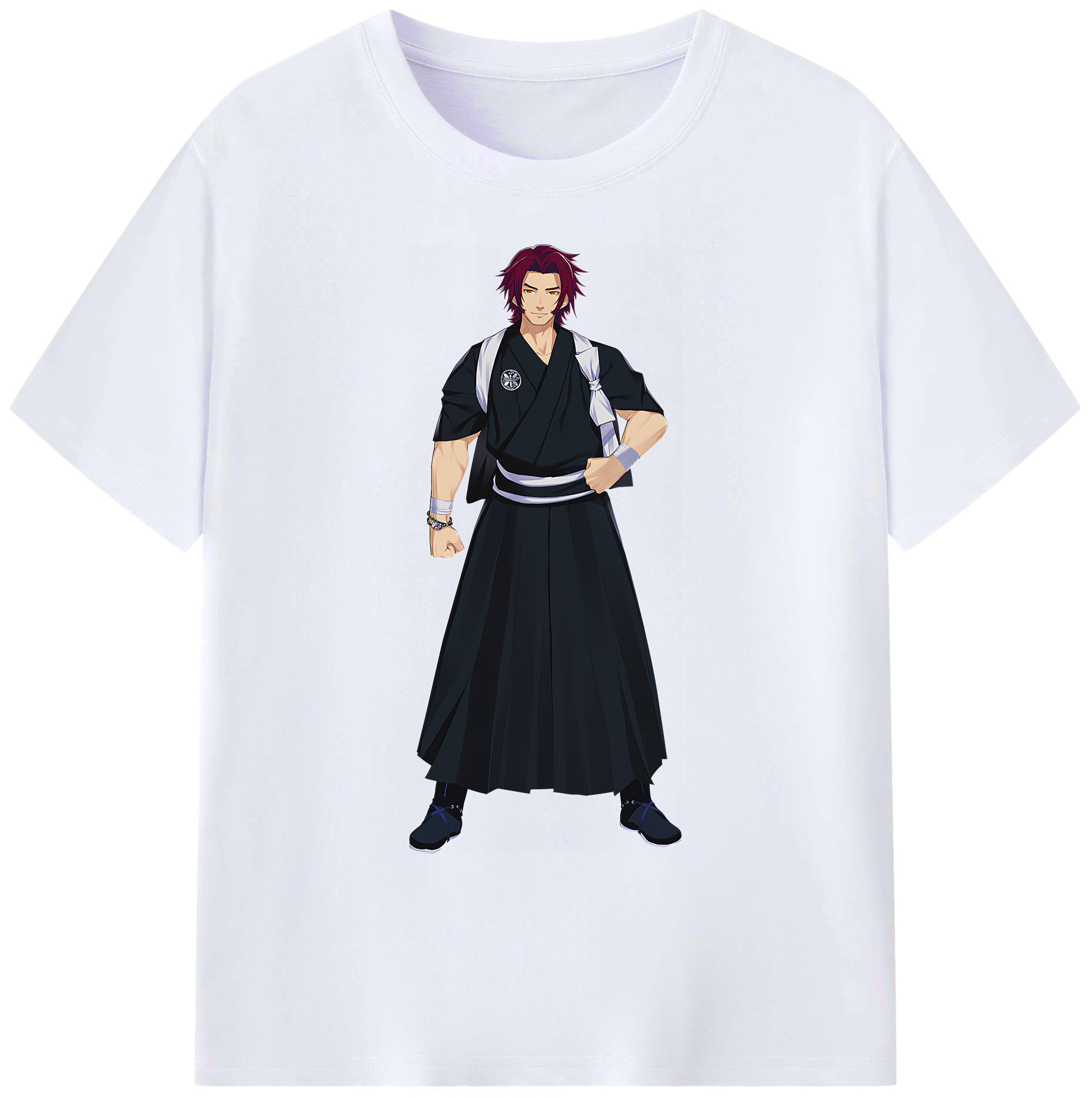 （画像用） 刀剣乱舞 Touken Ranbu 綿100％ メンズ半袖Tシャツ｜肌触りやわらか＆通気性
