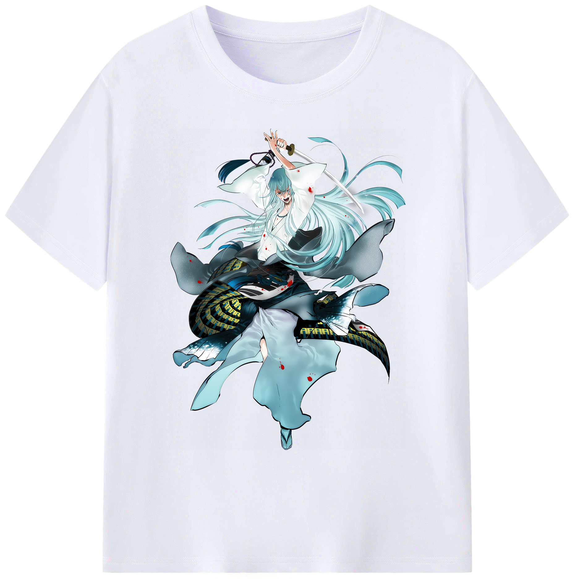 （画像用） 刀剣乱舞 Touken Ranbu 綿100％ メンズ半袖Tシャツ｜肌触りやわらか＆通気性