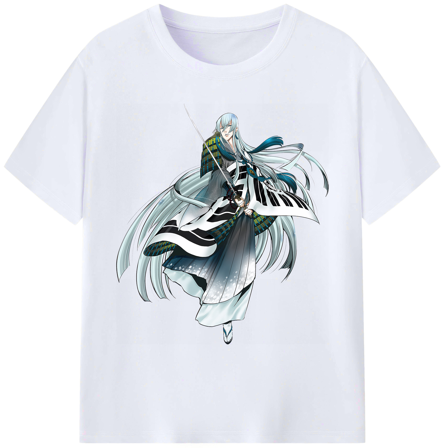 （画像用） 刀剣乱舞 Touken Ranbu 綿100％ メンズ半袖Tシャツ｜肌触りやわらか＆通気性