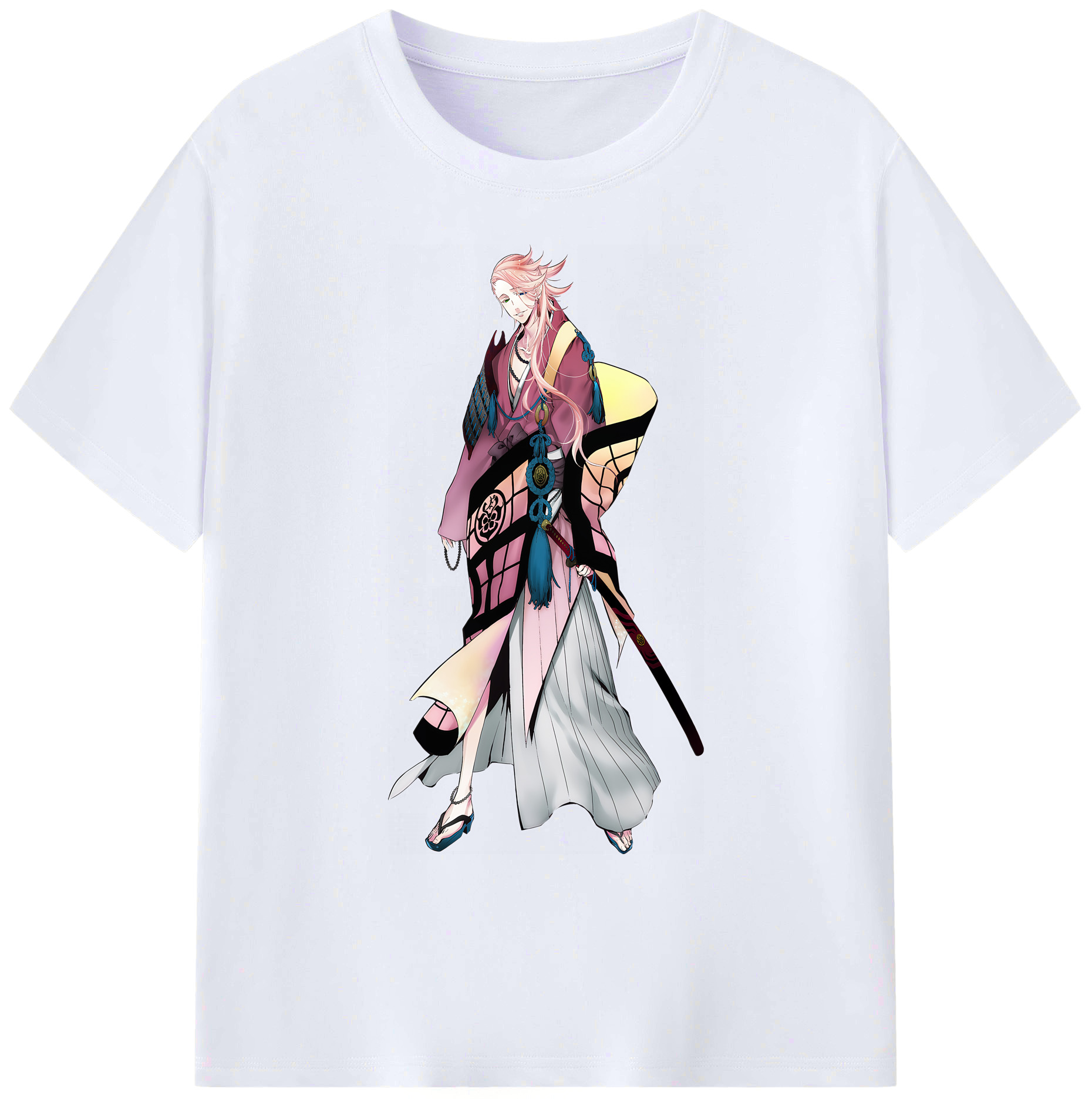 （画像用） 刀剣乱舞 Touken Ranbu 綿100％ メンズ半袖Tシャツ｜肌触りやわらか＆通気性