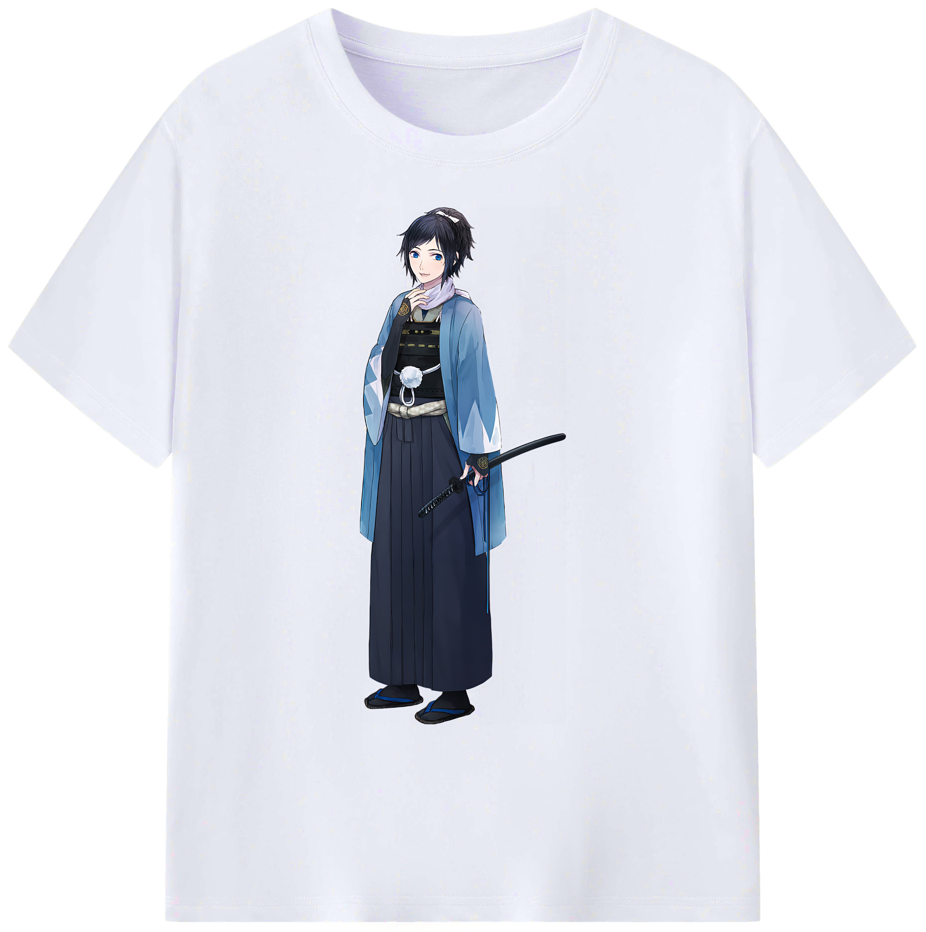 （画像用） 刀剣乱舞 Touken Ranbu 綿100％ メンズ半袖Tシャツ｜肌触りやわらか＆通気性