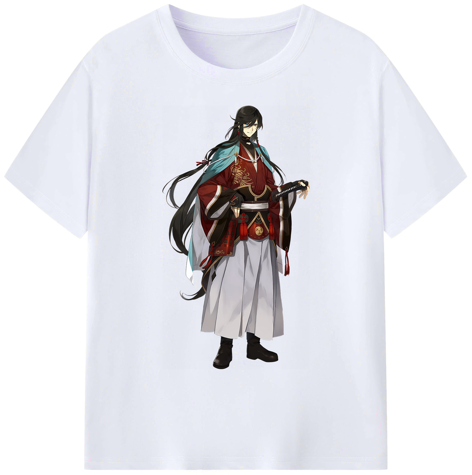 （画像用） 刀剣乱舞 Touken Ranbu 綿100％ メンズ半袖Tシャツ｜肌触りやわらか＆通気性