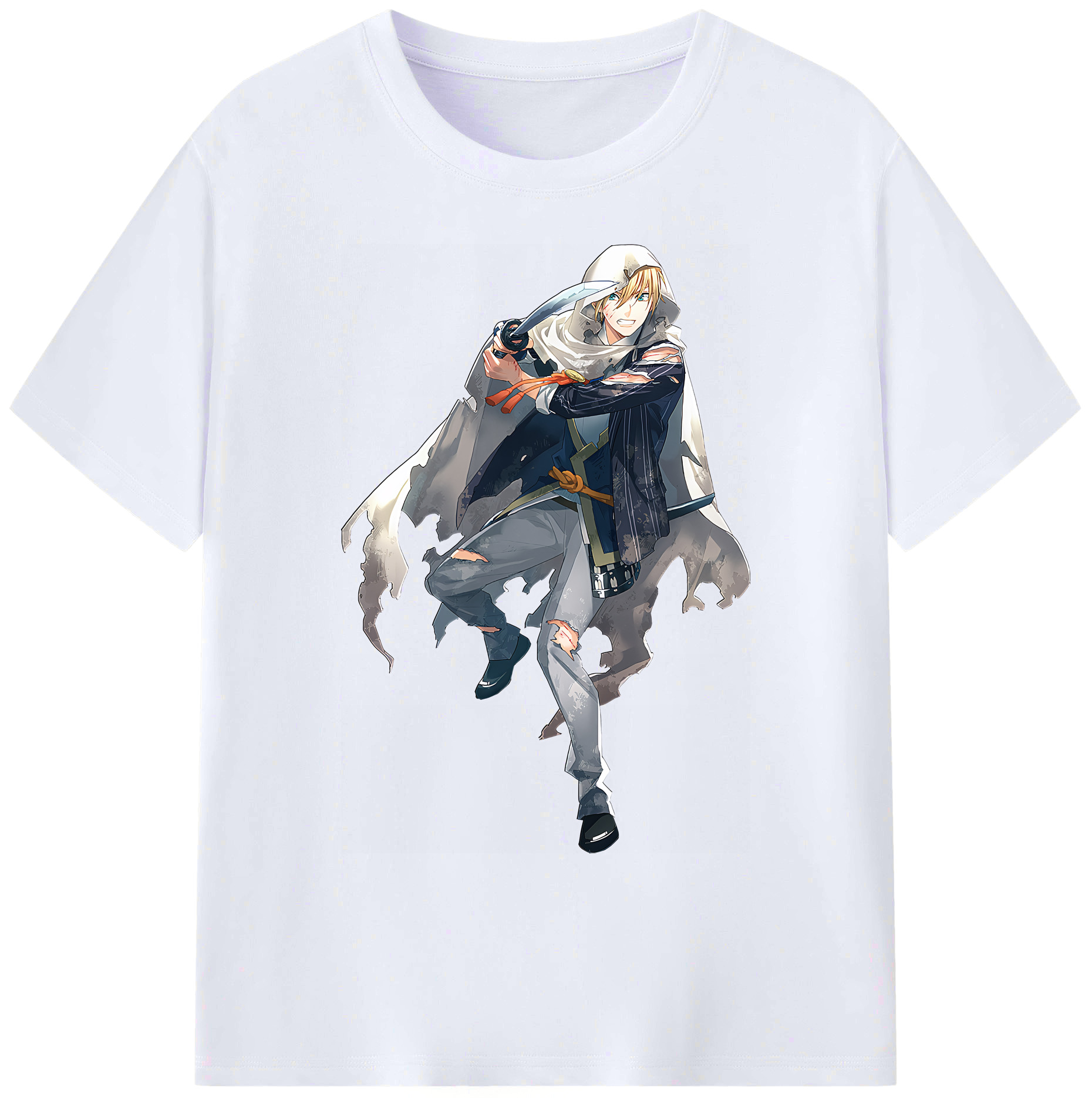 （画像用） 刀剣乱舞 Touken Ranbu 綿100％ メンズ半袖Tシャツ｜肌触りやわらか＆通気性