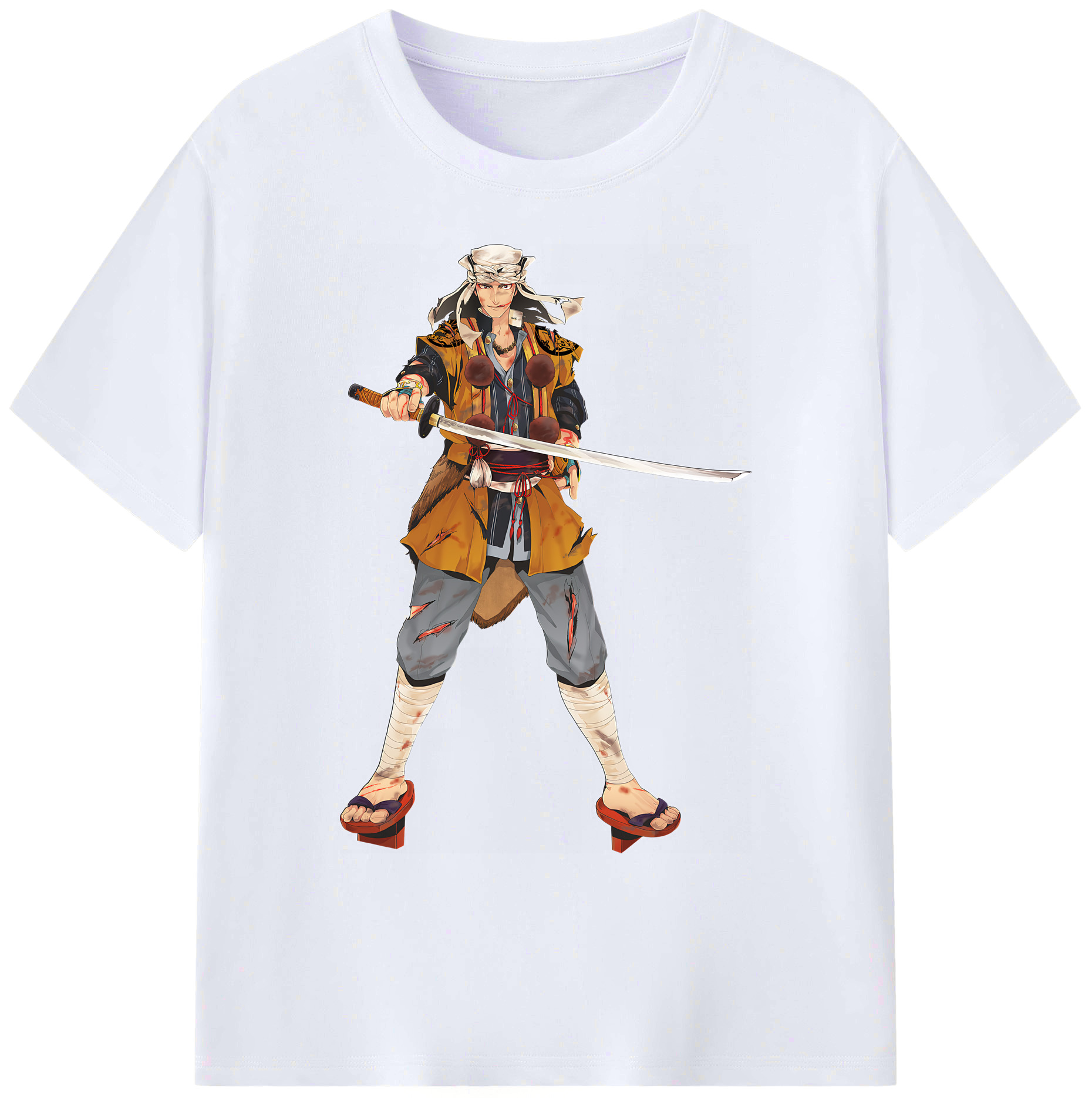 （画像用） 刀剣乱舞 Touken Ranbu 綿100％ メンズ半袖Tシャツ｜肌触りやわらか＆通気性
