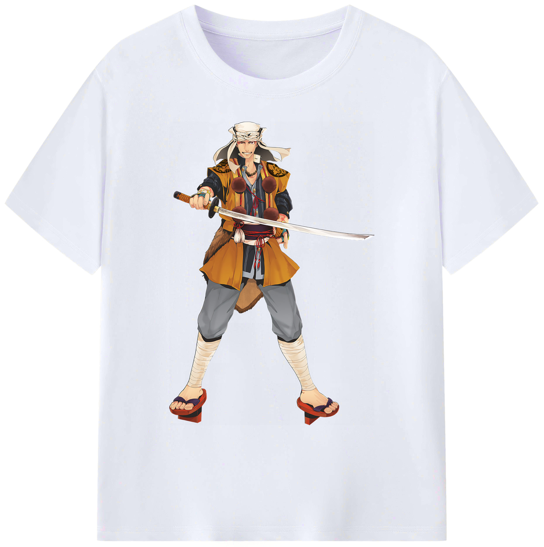 （画像用） 刀剣乱舞 Touken Ranbu 綿100％ メンズ半袖Tシャツ｜肌触りやわらか＆通気性