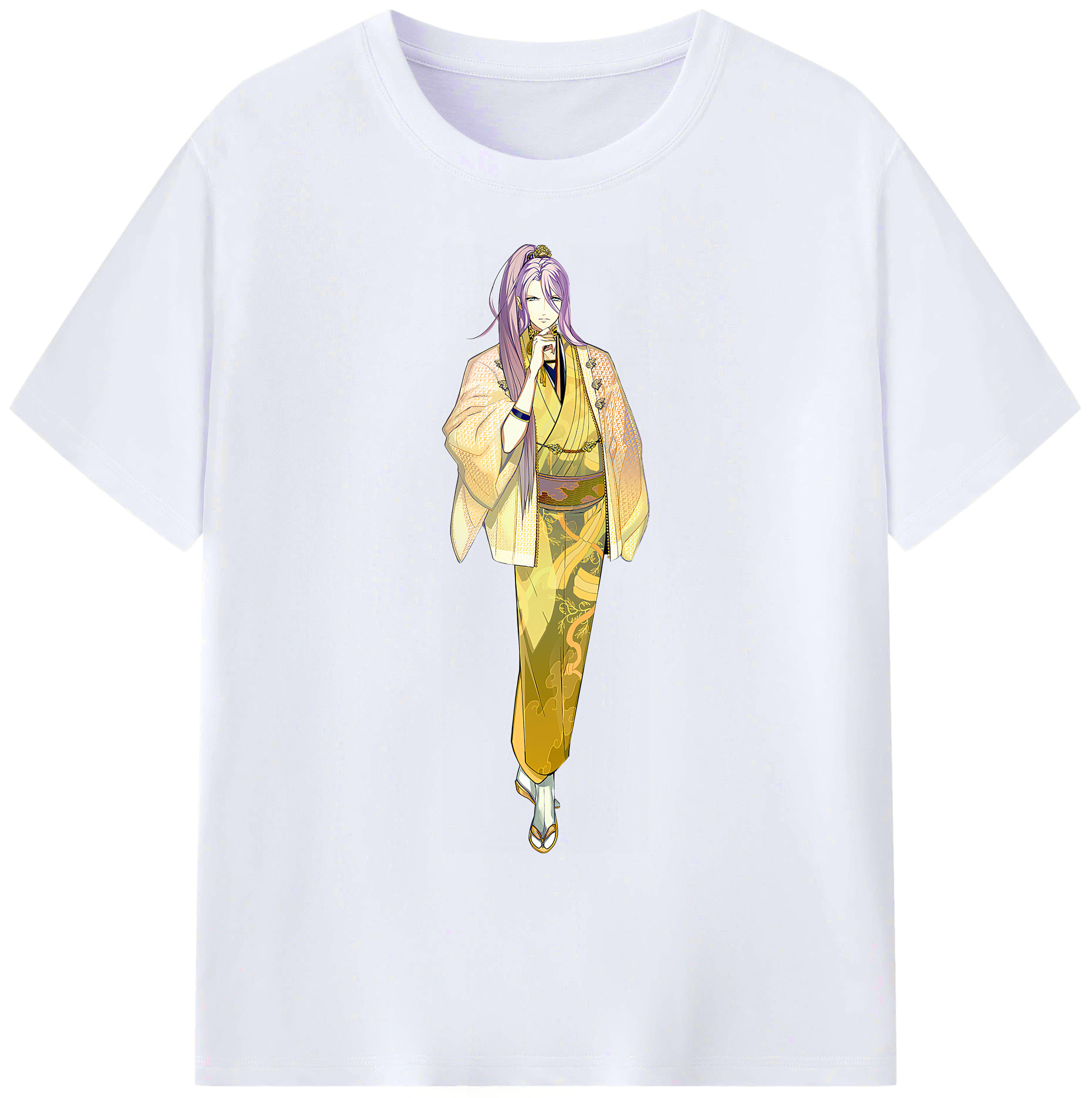 （画像用） 刀剣乱舞 Touken Ranbu 綿100％ メンズ半袖Tシャツ｜肌触りやわらか＆通気性