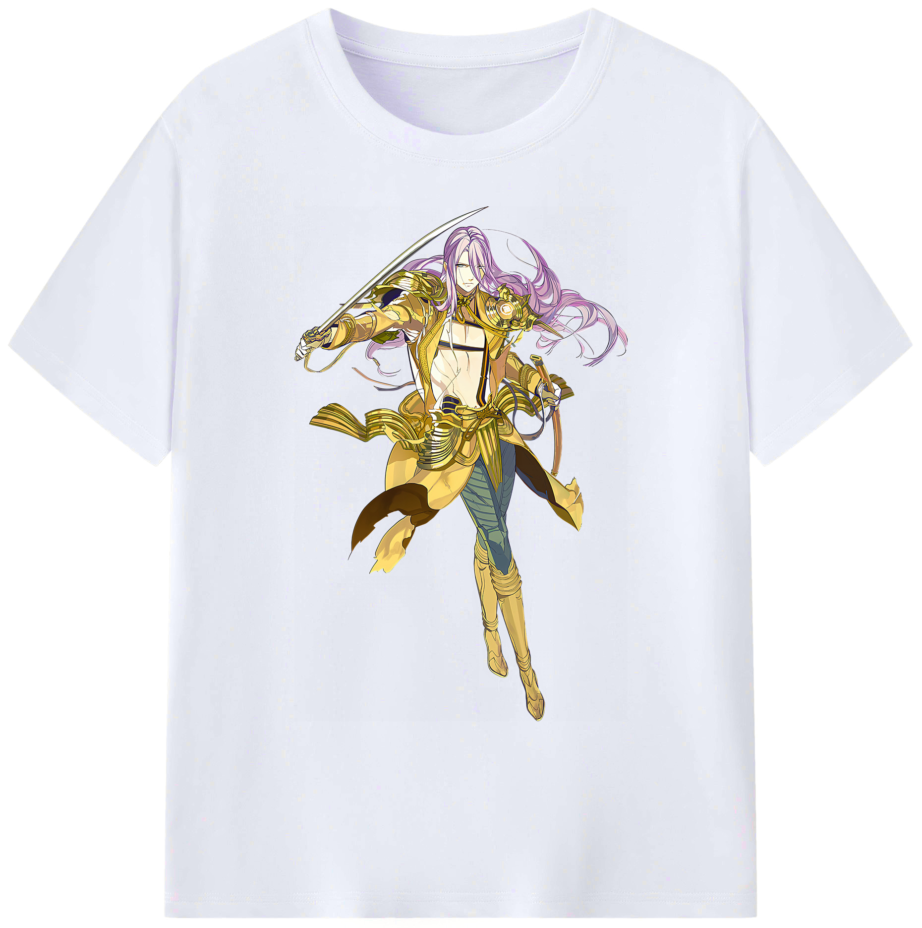 （画像用） 刀剣乱舞 Touken Ranbu 綿100％ メンズ半袖Tシャツ｜肌触りやわらか＆通気性