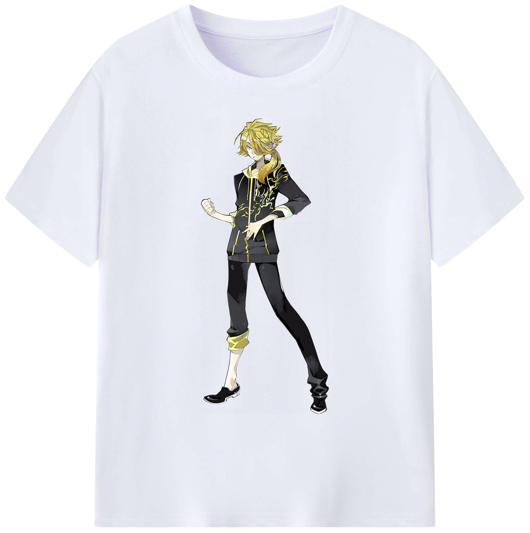 （画像用） 刀剣乱舞 Touken Ranbu 綿100％ メンズ半袖Tシャツ｜肌触りやわらか＆通気性