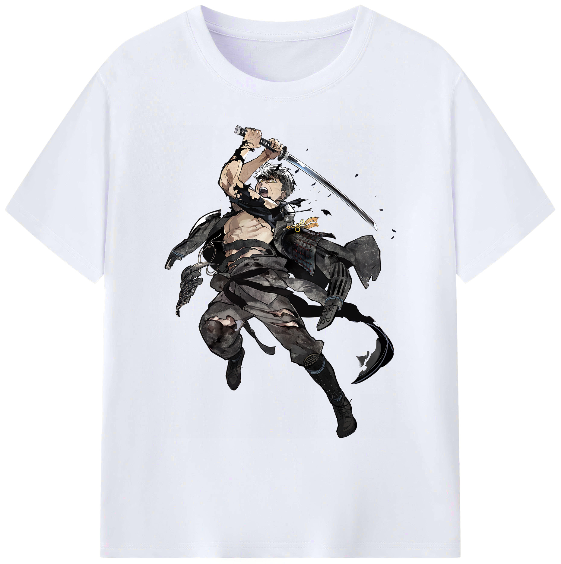（画像用） 刀剣乱舞 Touken Ranbu 綿100％ メンズ半袖Tシャツ｜肌触りやわらか＆通気性