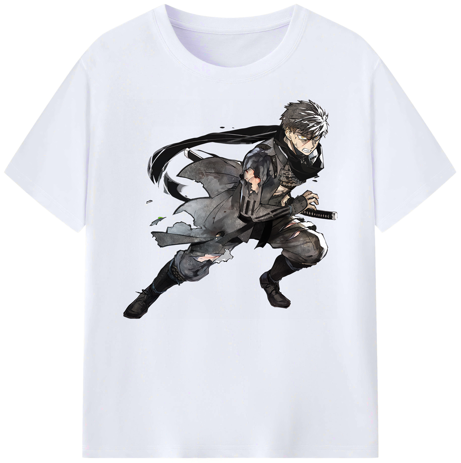 （画像用） 刀剣乱舞 Touken Ranbu 綿100％ メンズ半袖Tシャツ｜肌触りやわらか＆通気性