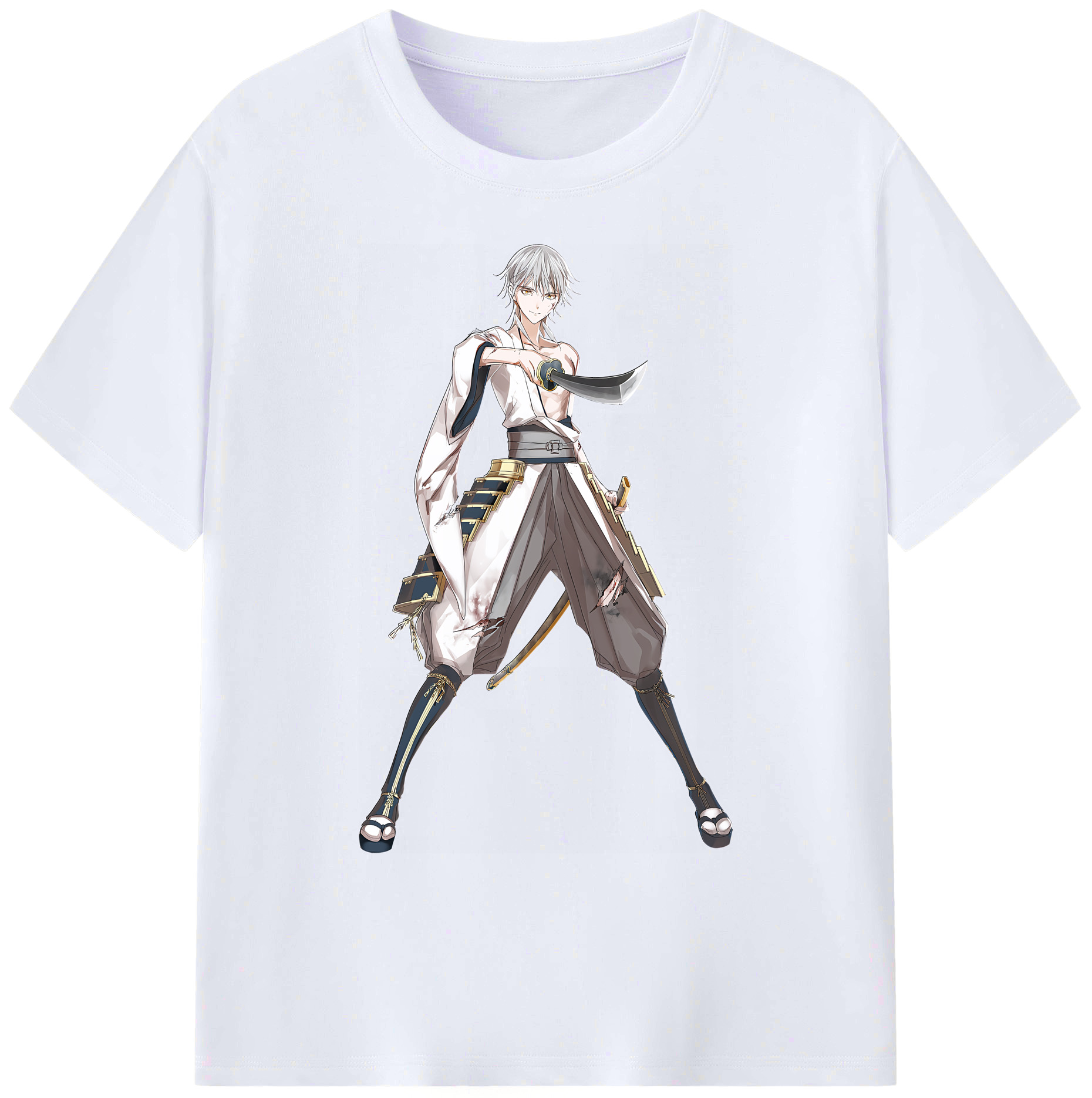 （画像用） 刀剣乱舞 Touken Ranbu 綿100％ メンズ半袖Tシャツ｜肌触りやわらか＆通気性
