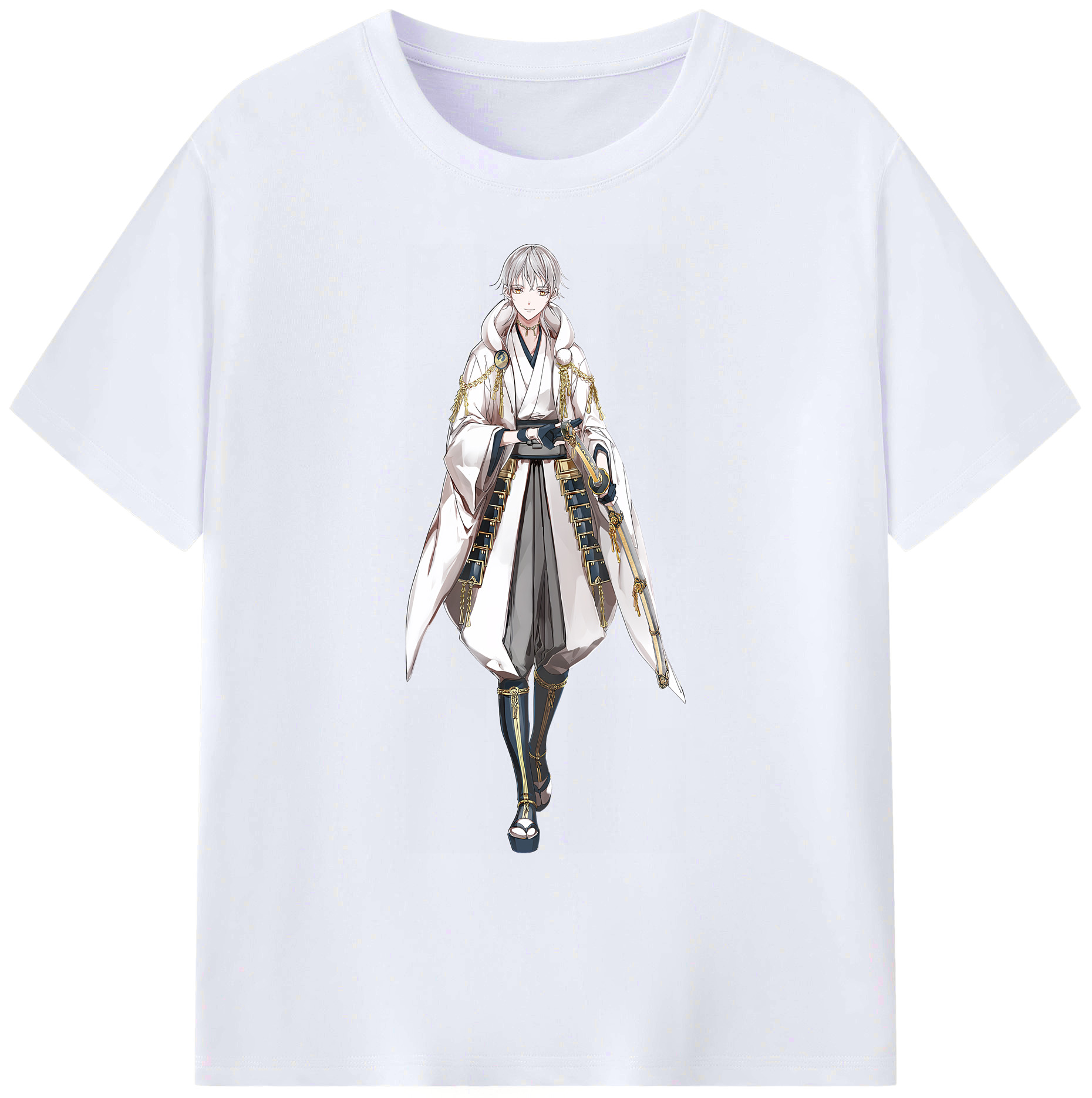 （画像用） 刀剣乱舞 Touken Ranbu 綿100％ メンズ半袖Tシャツ｜肌触りやわらか＆通気性