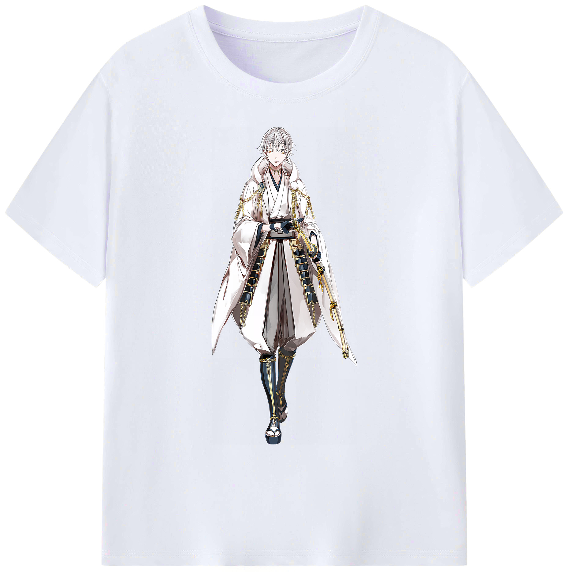（画像用） 刀剣乱舞 Touken Ranbu 綿100％ メンズ半袖Tシャツ｜肌触りやわらか＆通気性
