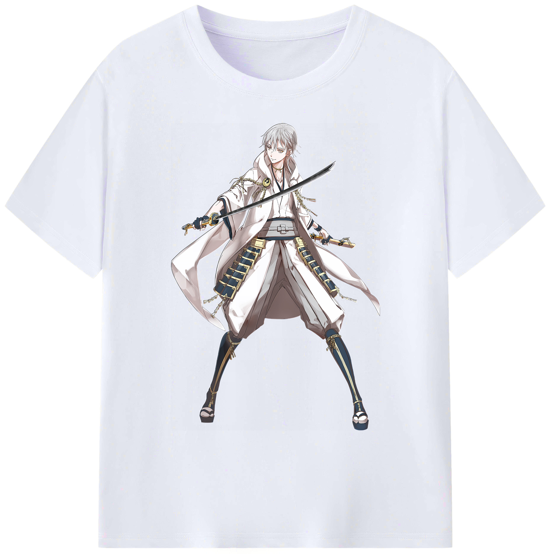 （画像用） 刀剣乱舞 Touken Ranbu 綿100％ メンズ半袖Tシャツ｜肌触りやわらか＆通気性