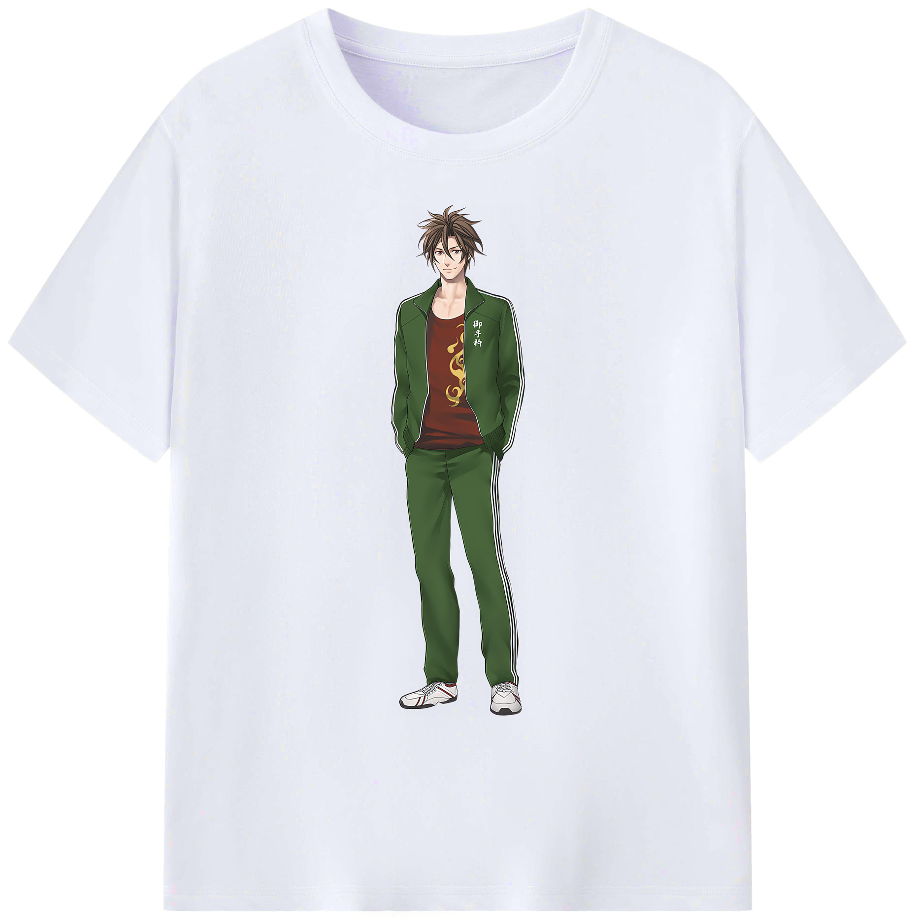 （画像用） 刀剣乱舞 Touken Ranbu 綿100％ メンズ半袖Tシャツ｜肌触りやわらか＆通気性