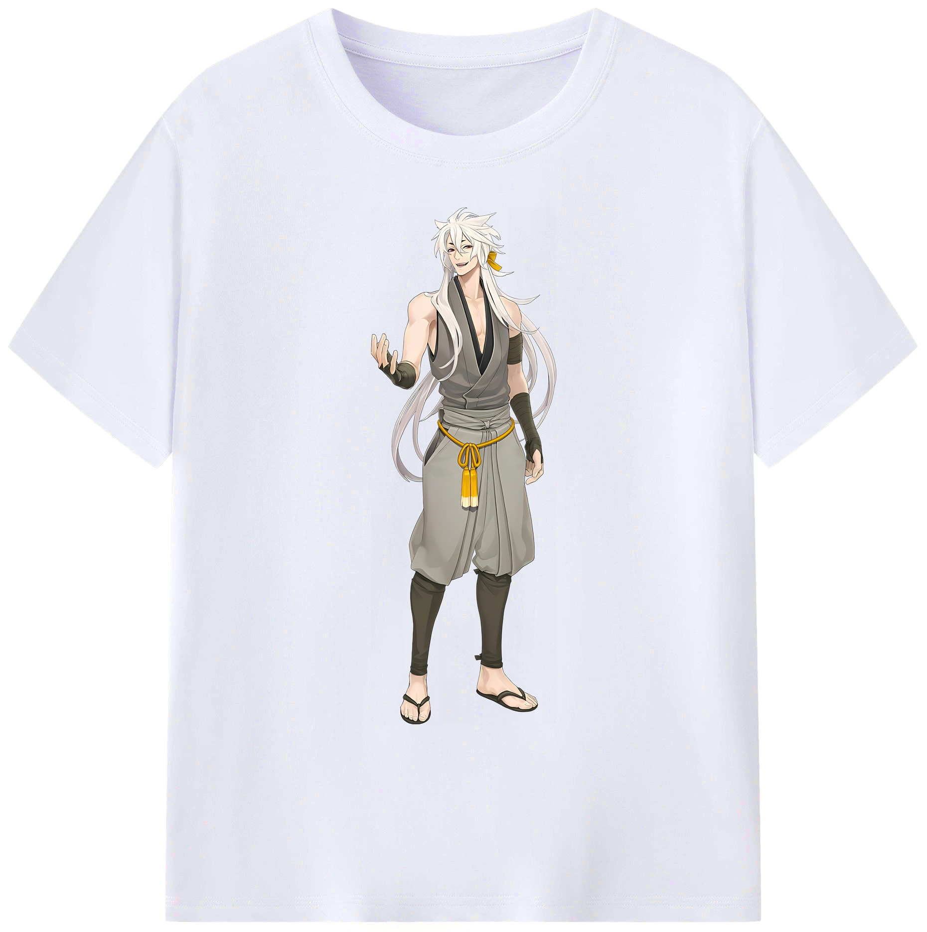（画像用） 刀剣乱舞 Touken Ranbu 綿100％ メンズ半袖Tシャツ｜肌触りやわらか＆通気性