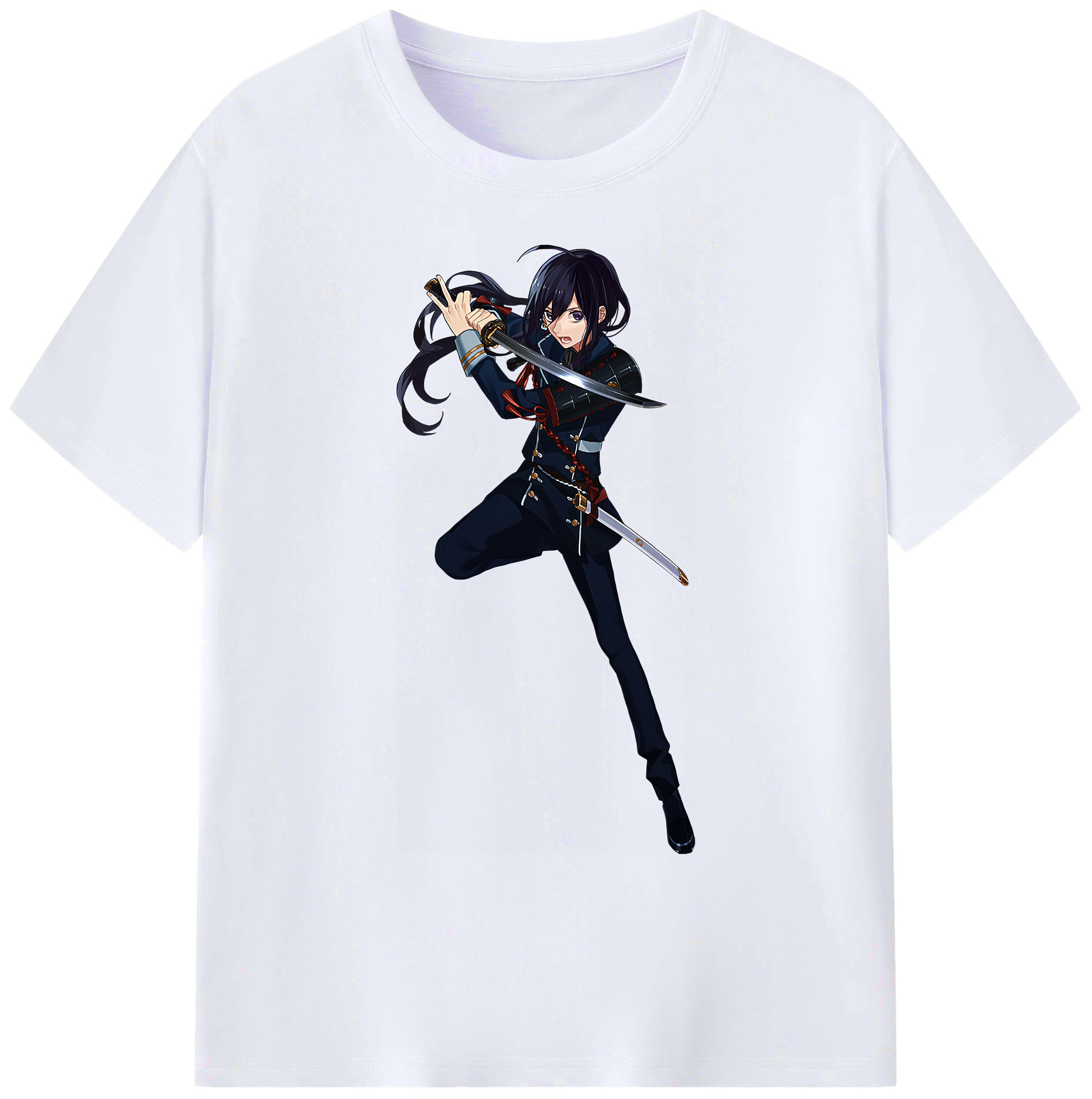 （画像用） 刀剣乱舞 Touken Ranbu 綿100％ メンズ半袖Tシャツ｜肌触りやわらか＆通気性