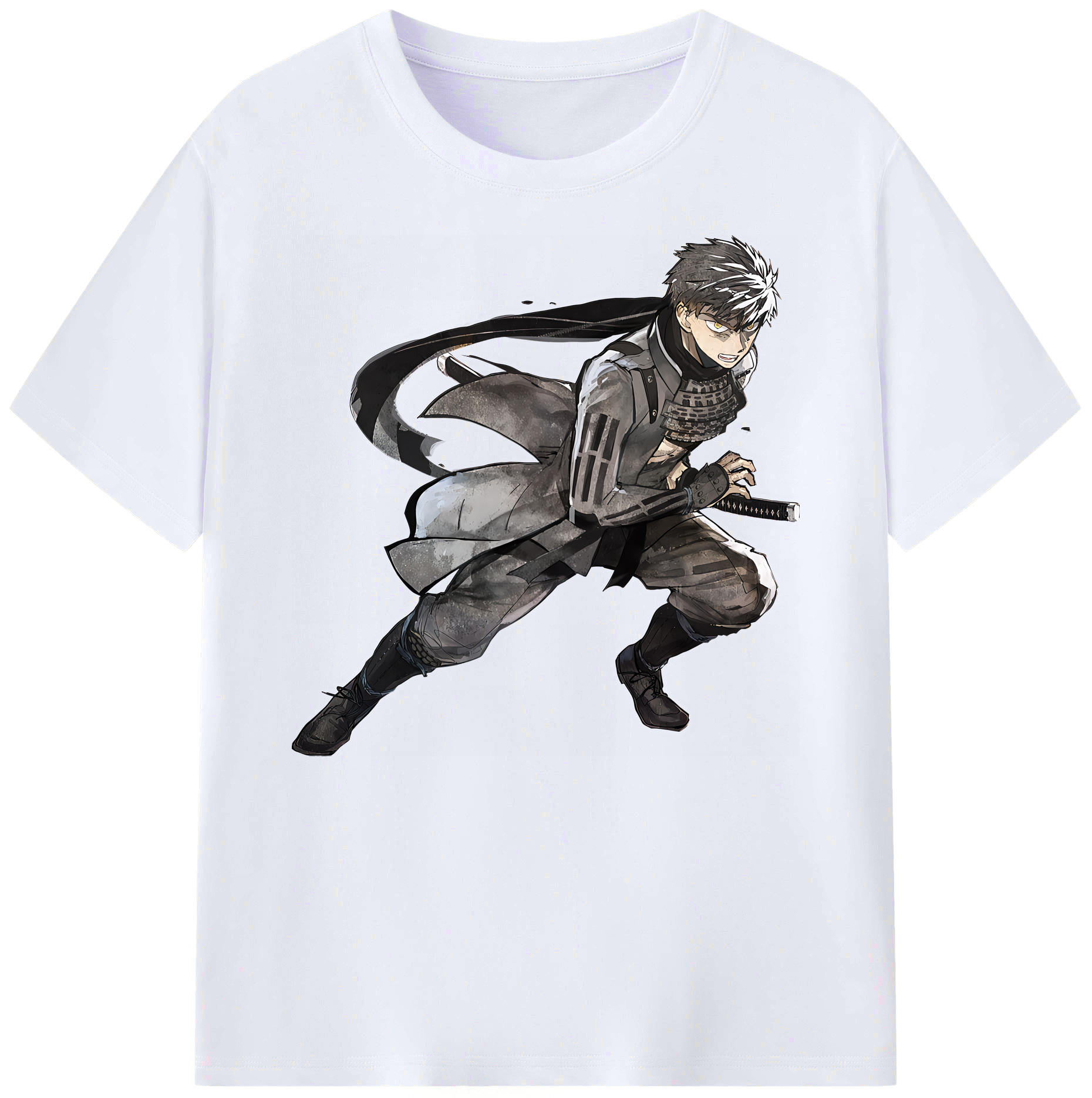 （画像用） 刀剣乱舞 Touken Ranbu 綿100％ メンズ半袖Tシャツ｜肌触りやわらか＆通気性
