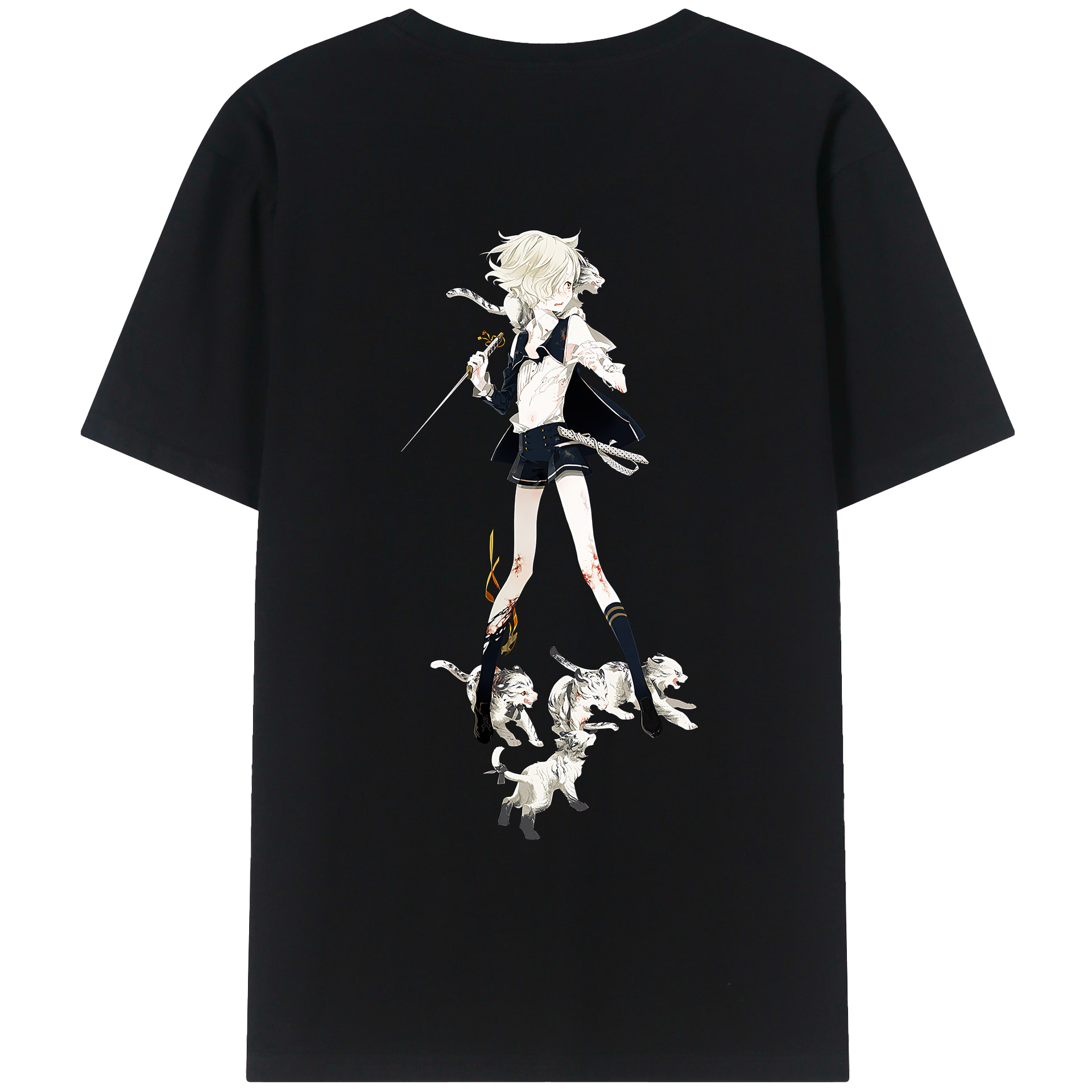 （画像用） 刀剣乱舞 Touken Ranbu レディース半袖Tシャツ(バックプリント)