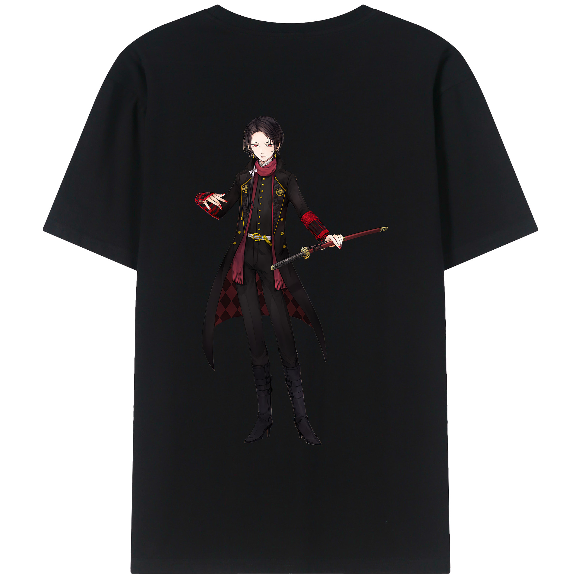 （画像用） 刀剣乱舞 Touken Ranbu レディース半袖Tシャツ(バックプリント)