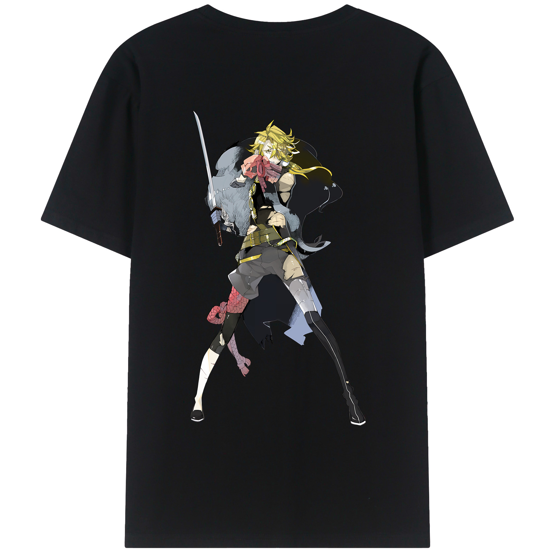 （画像用） 刀剣乱舞 Touken Ranbu レディース半袖Tシャツ(バックプリント)
